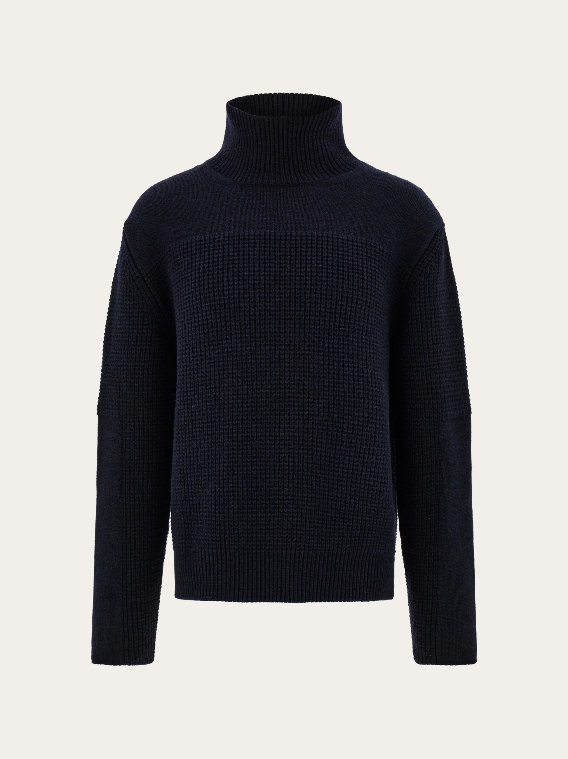 High neck knitted sweater - 1