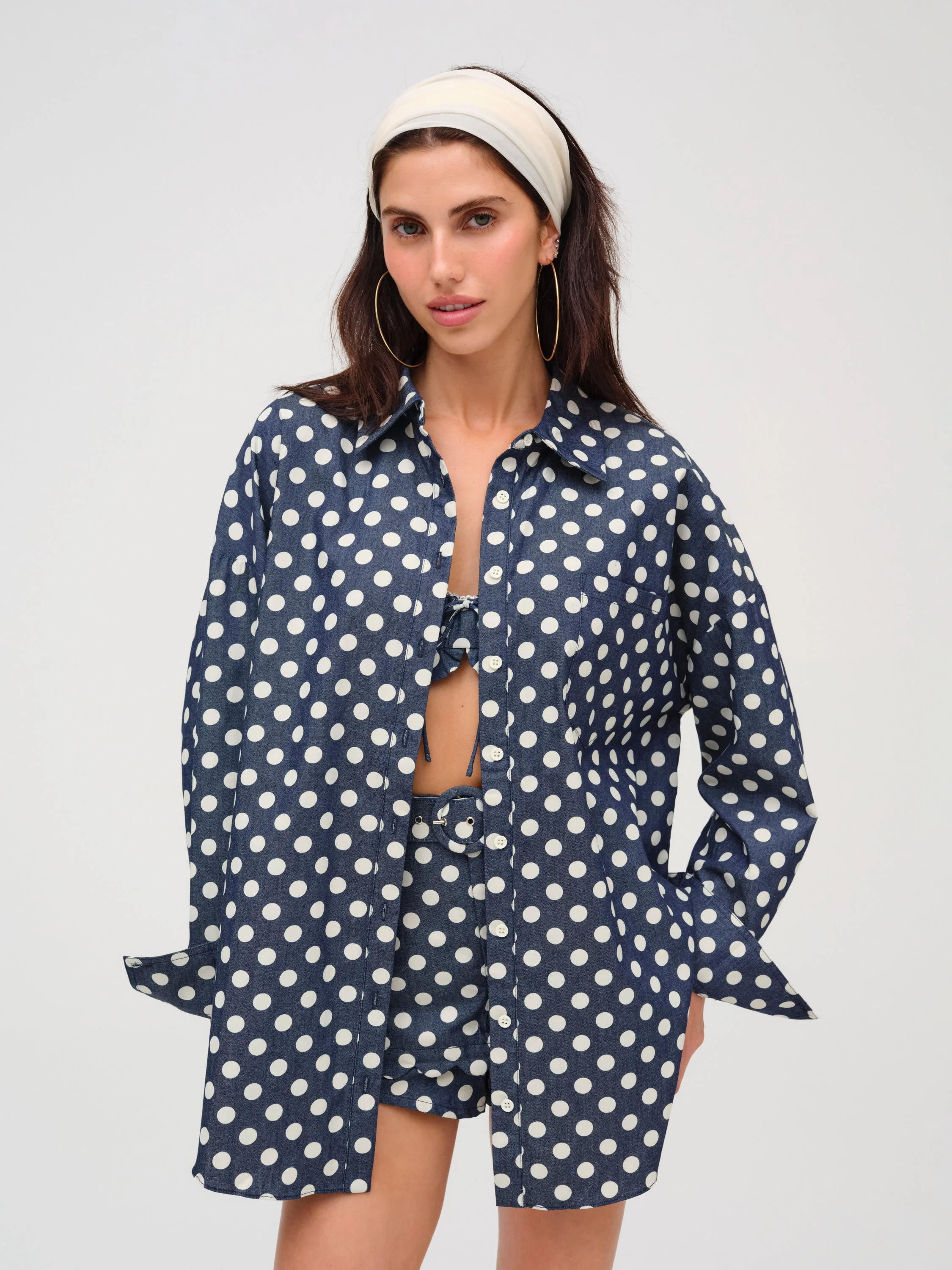 Dolly Dot Button-Down Top - 1