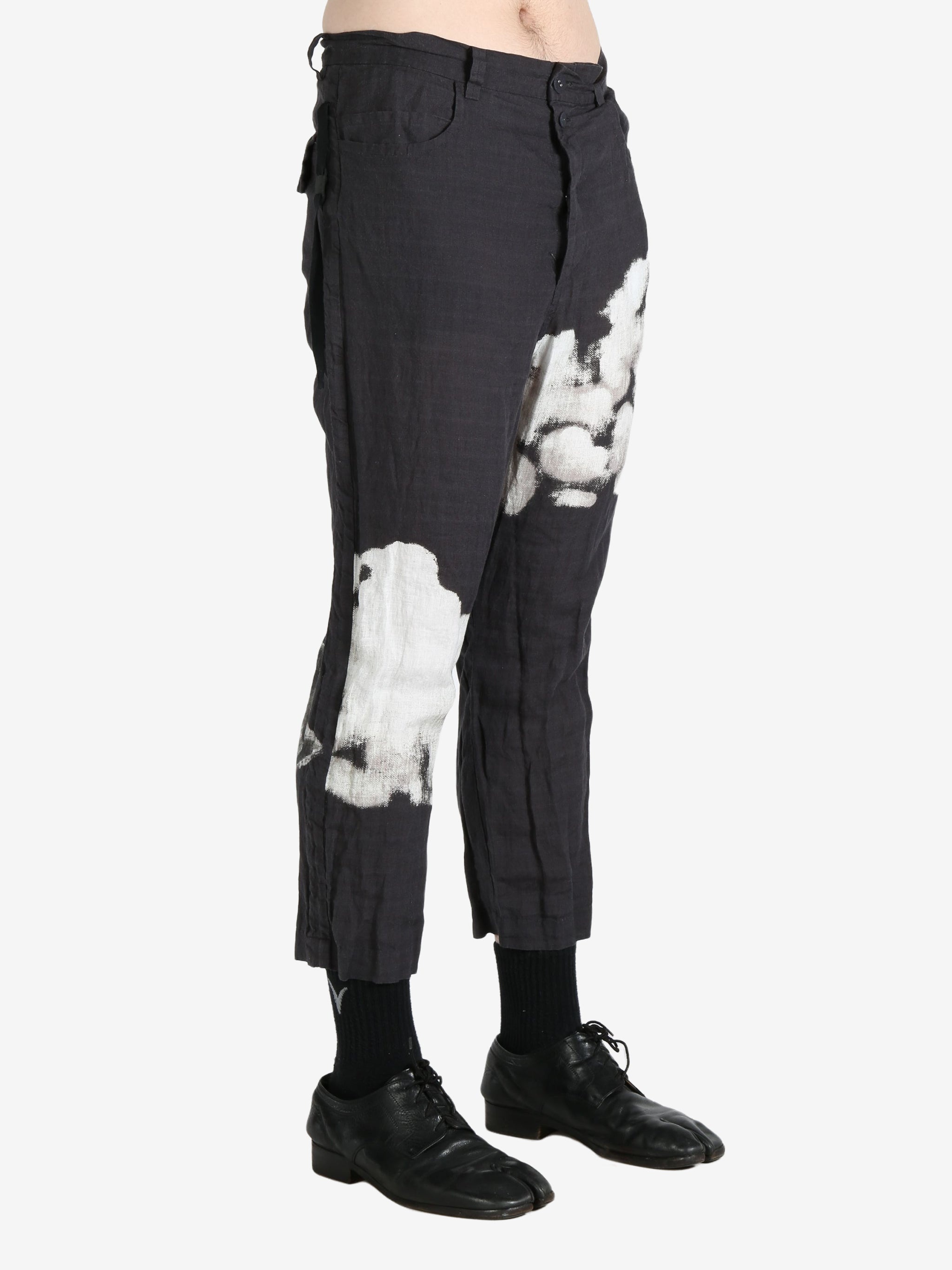 UNDERCOVER - Men Printed Linen Trouser - 2