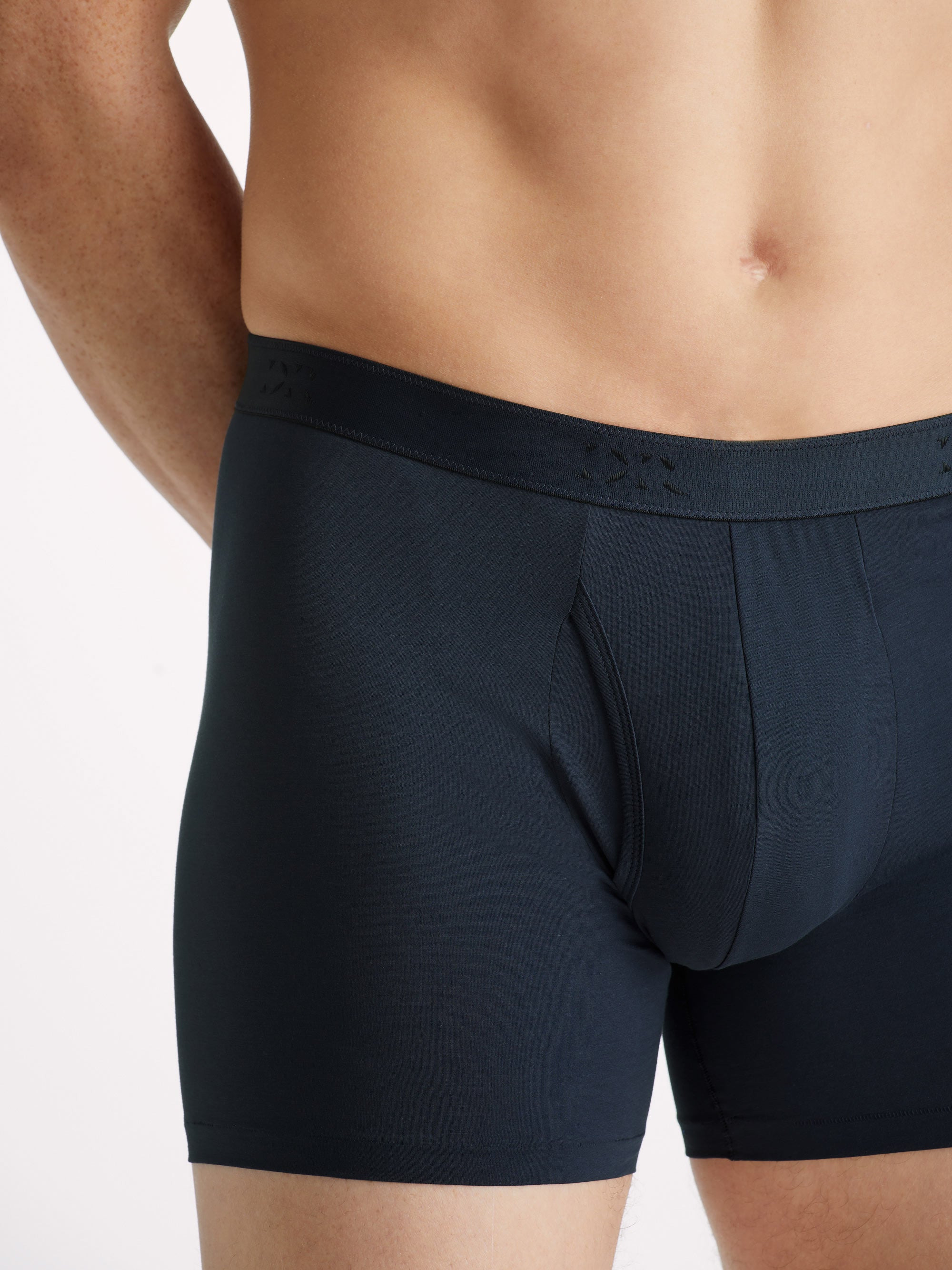 Men's Trunks Jack Pima Cotton Stretch Navy - 7