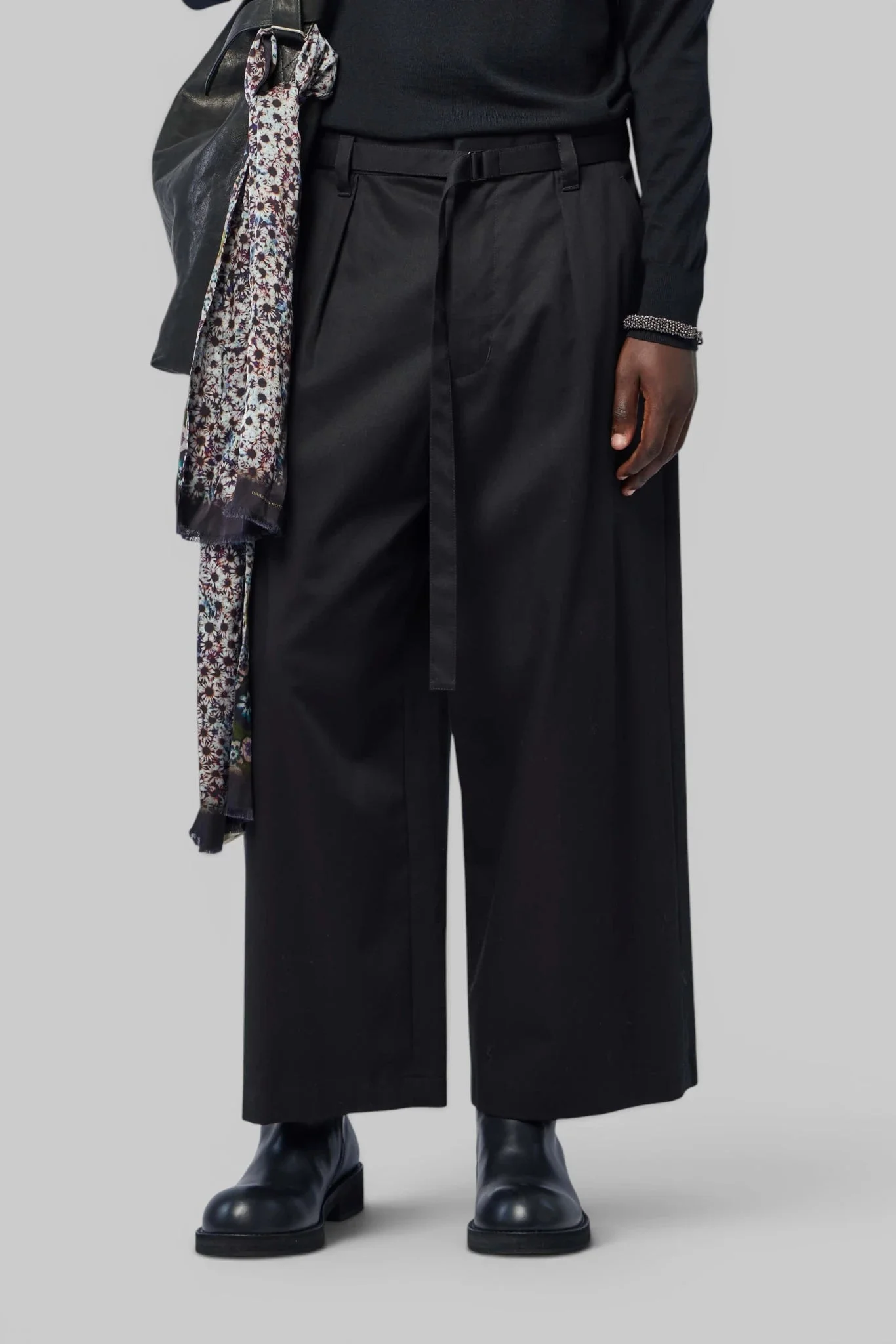 Jorge Wide Leg Belted Trousers - 1