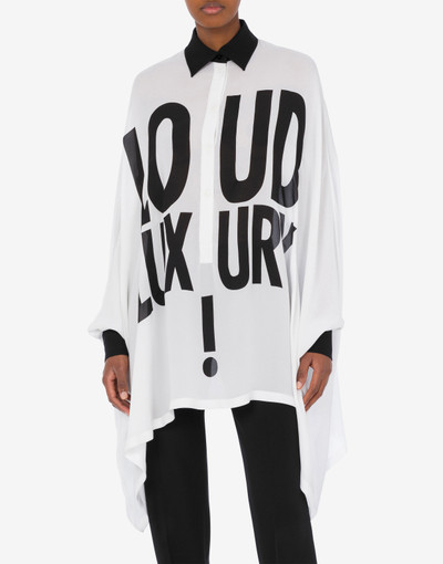 Moschino LOUD LUXURY! CHARMEUSE SHIRT outlook