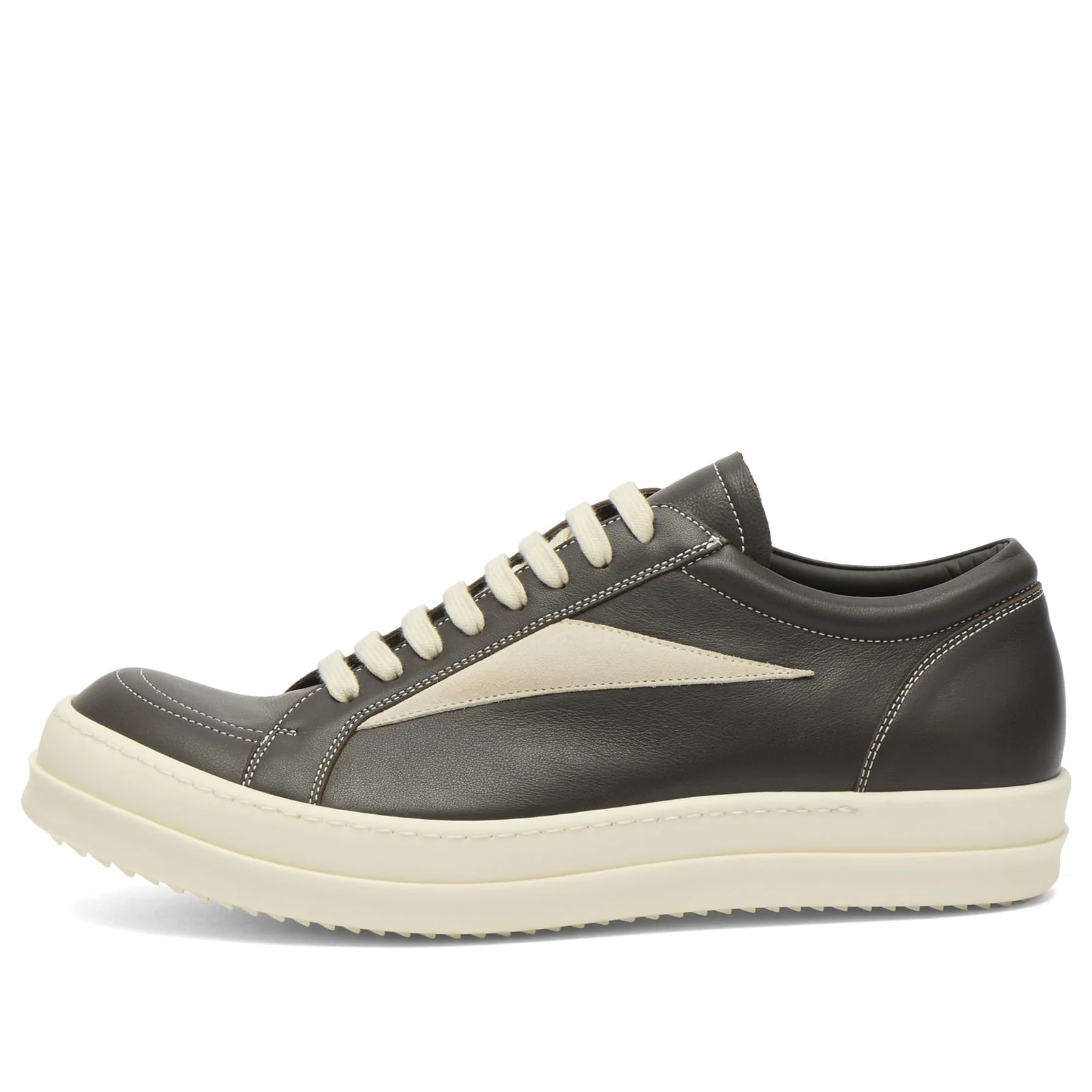 Rick Owens Leather Vintage Sneaks - 1