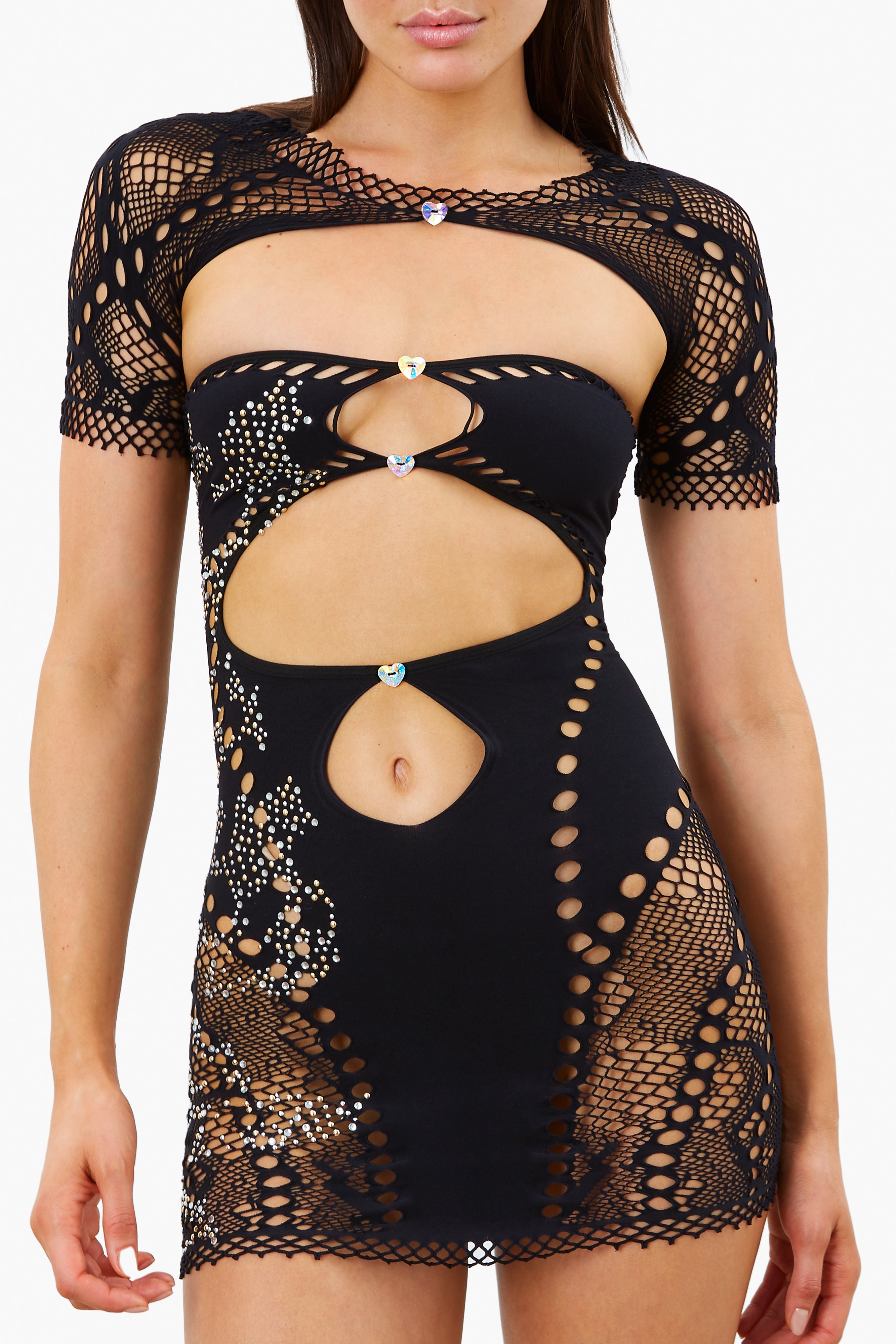 BARBI DRESS JET BLACK - 3