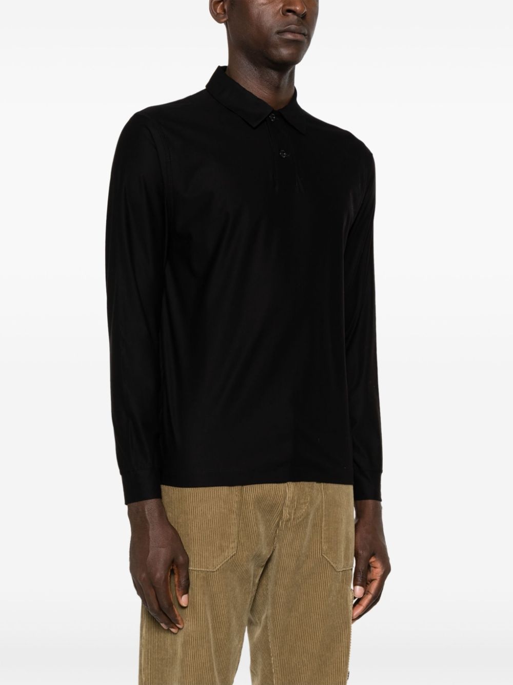 cotton jersey polo shirt - 3