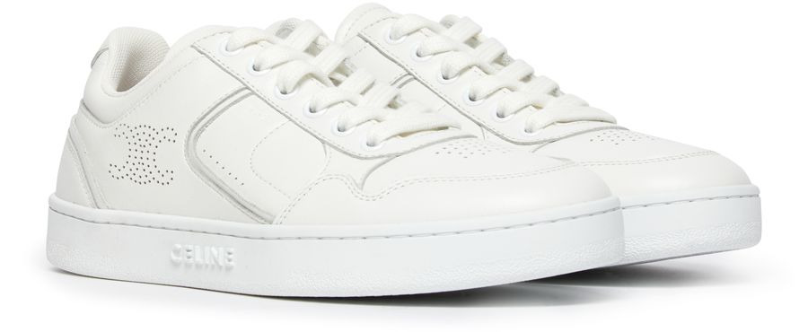 Ct-10 Celine trainer low lace-up sneaker in calfskin - 2
