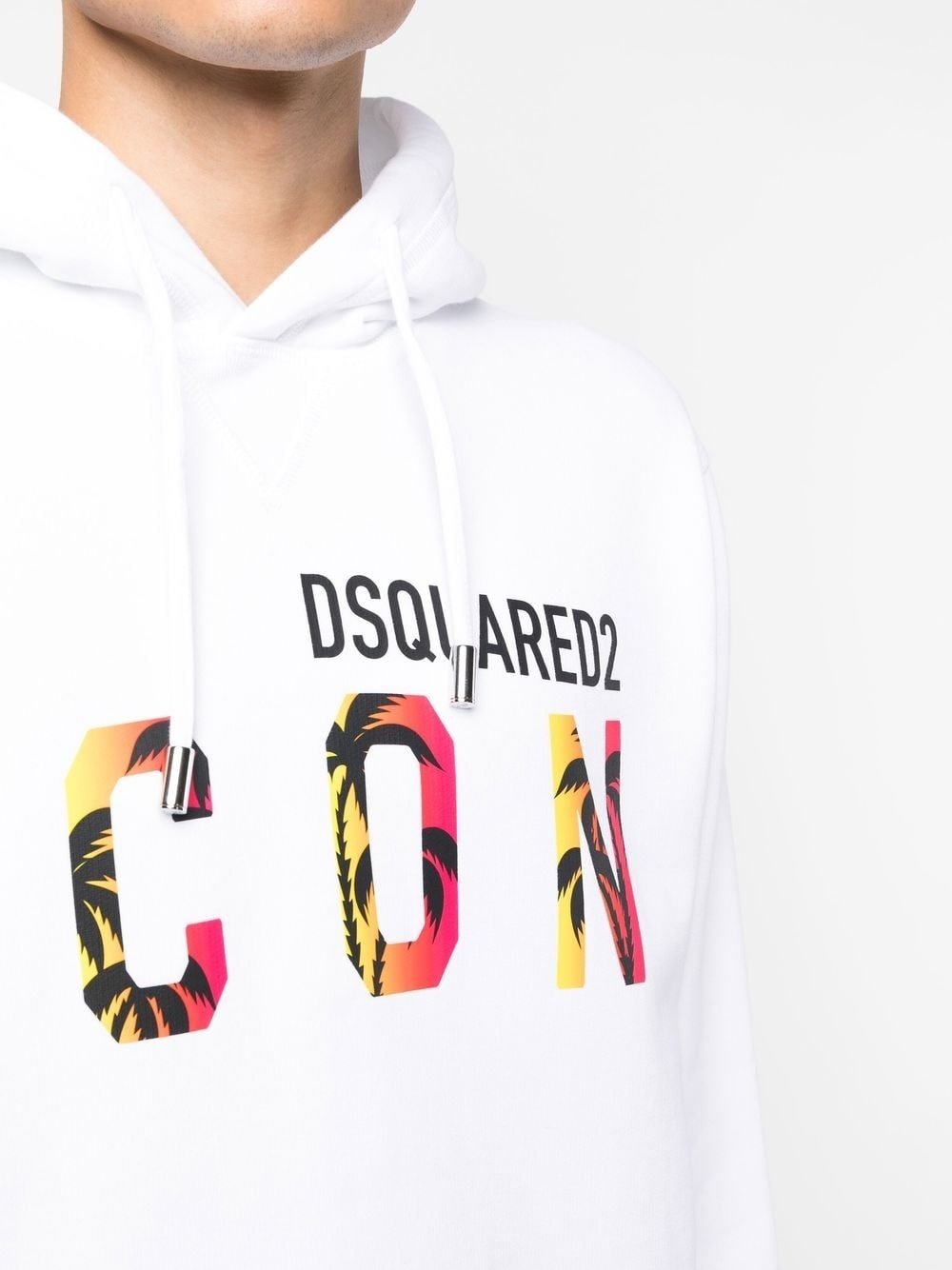 Icon-print hooded sweatshirt - 5