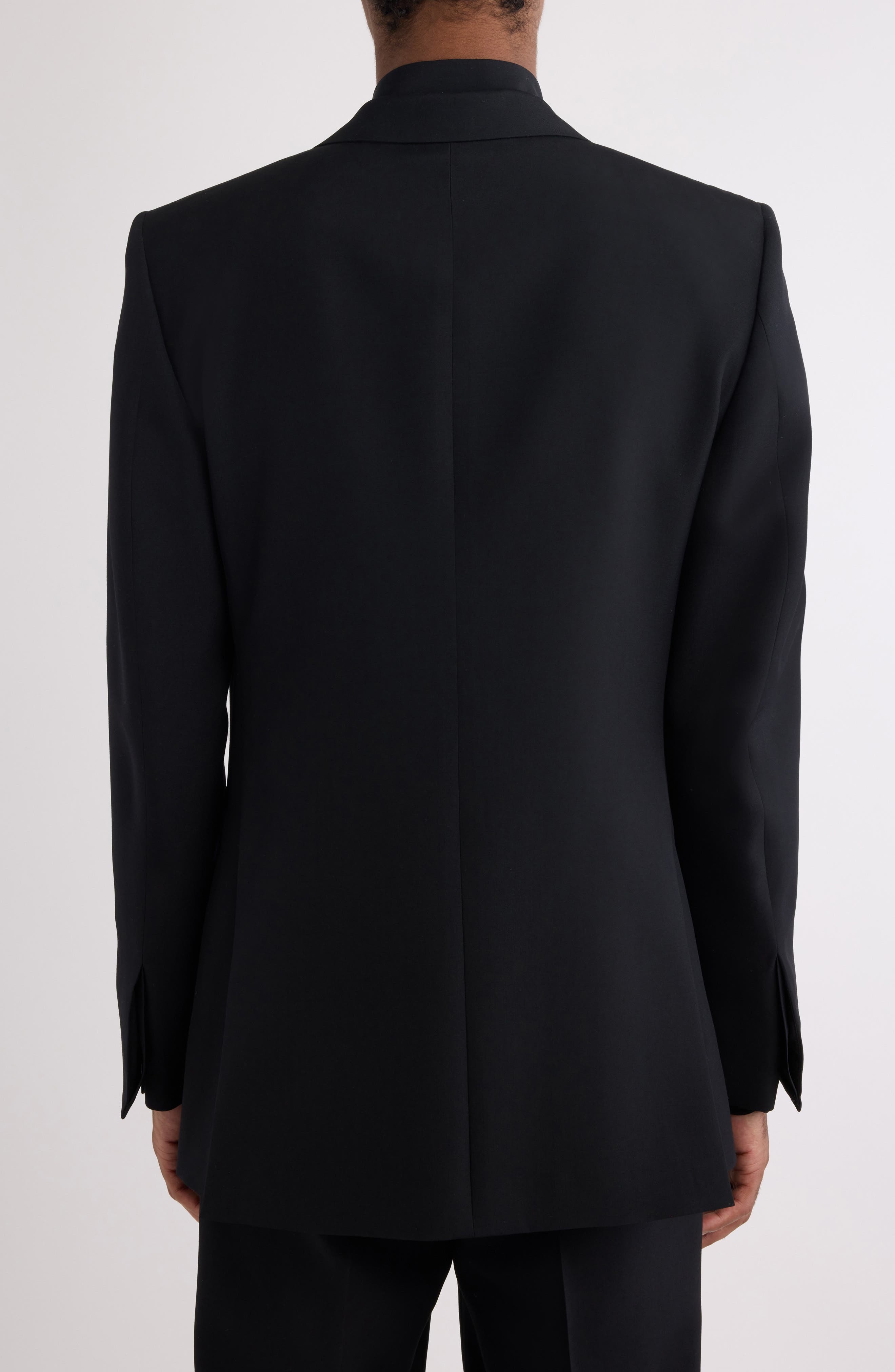 Givenchy New Metal Detail Wool Blazer in 001-Black at Nordstrom - 3