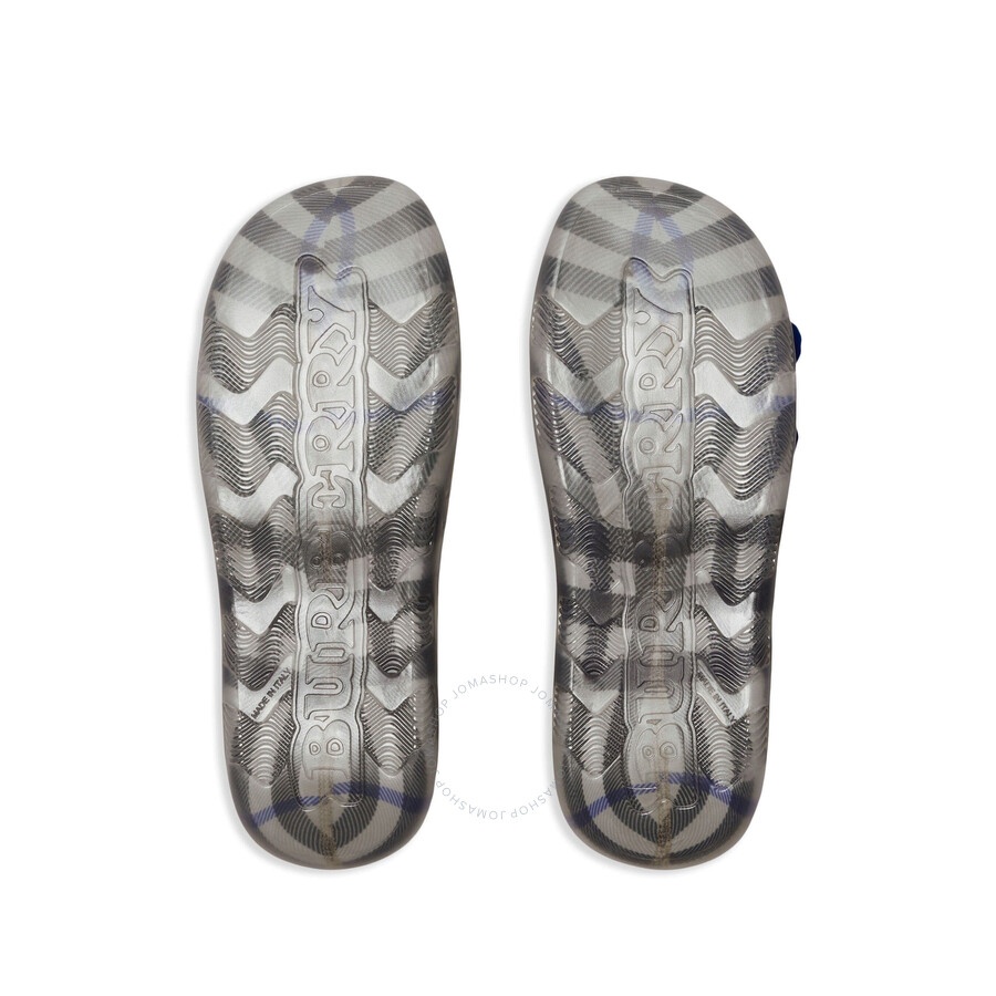 Burberry Checked-Lining Stingray Rubber Clogs - 5