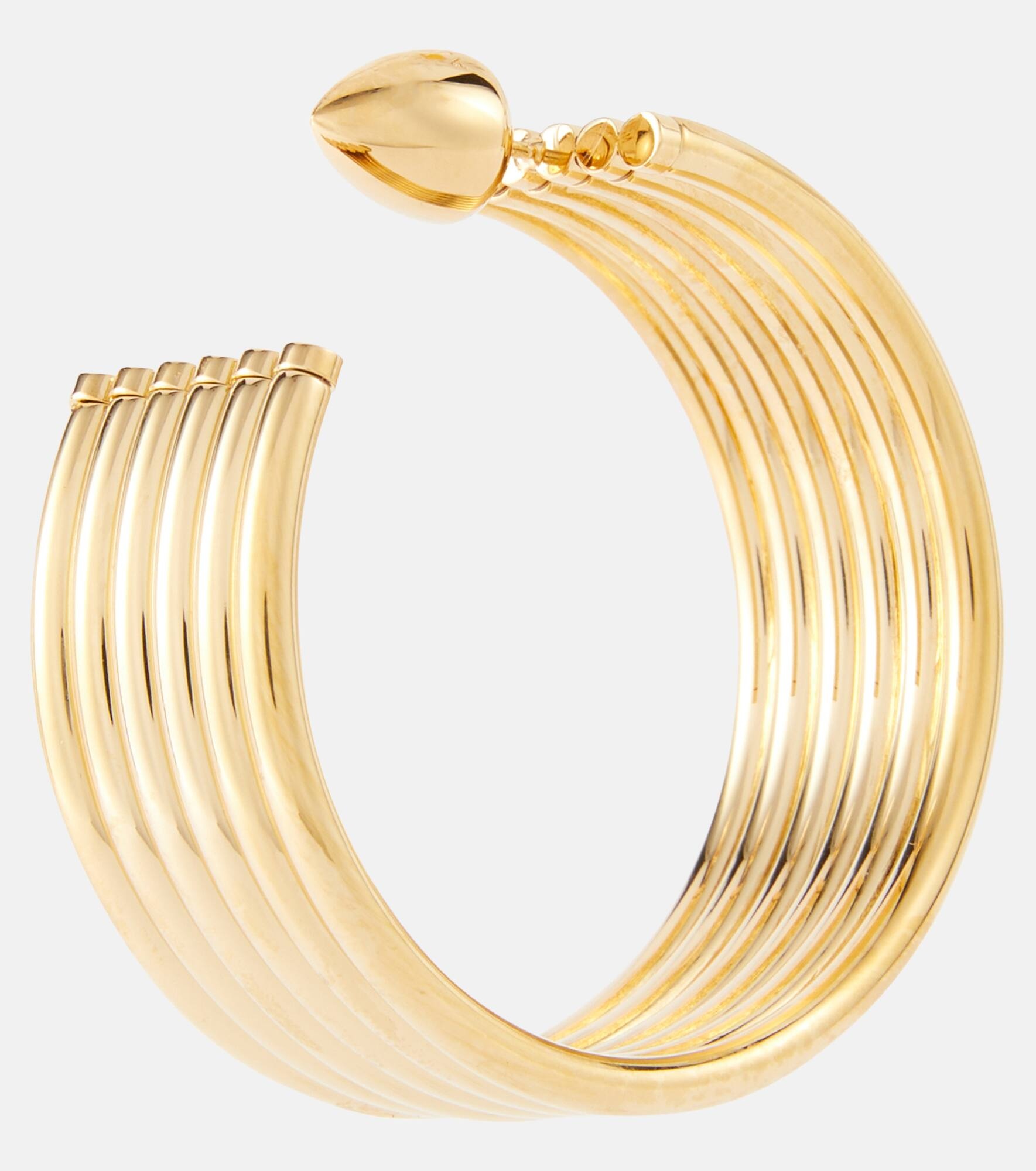 Loop hoop earrings - 4