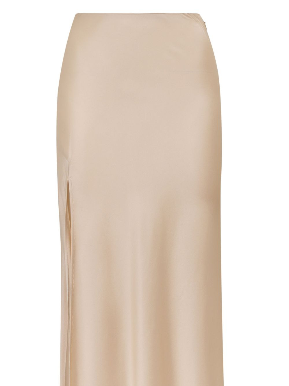 flared midi straight skirt - 4
