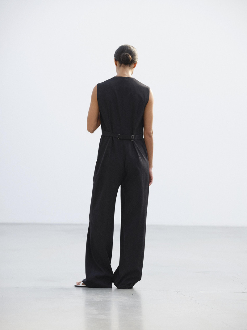 LIGHT WOOL MAX GABARDINE JUMPSUIT 5