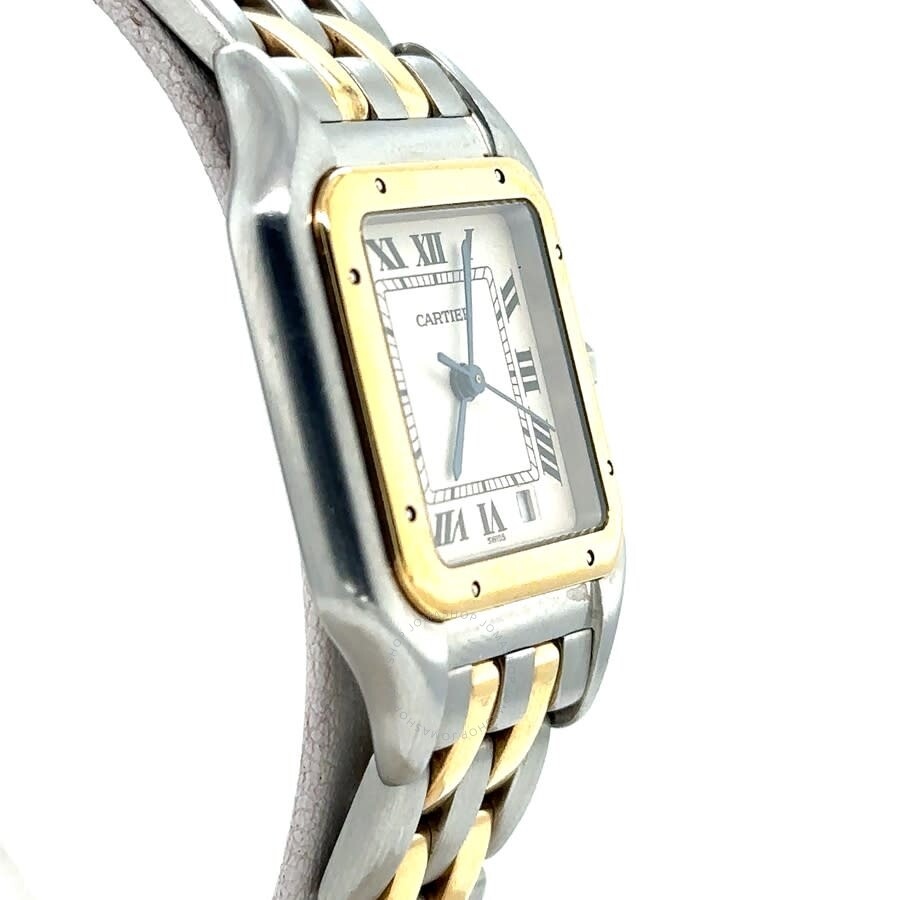 Pre-owned Cartier Panthere Quartz Silver Dial Ladies Watch 183949 - 3
