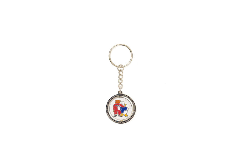 PALACE DOG AND DUCK KEYRING SILVER outlook