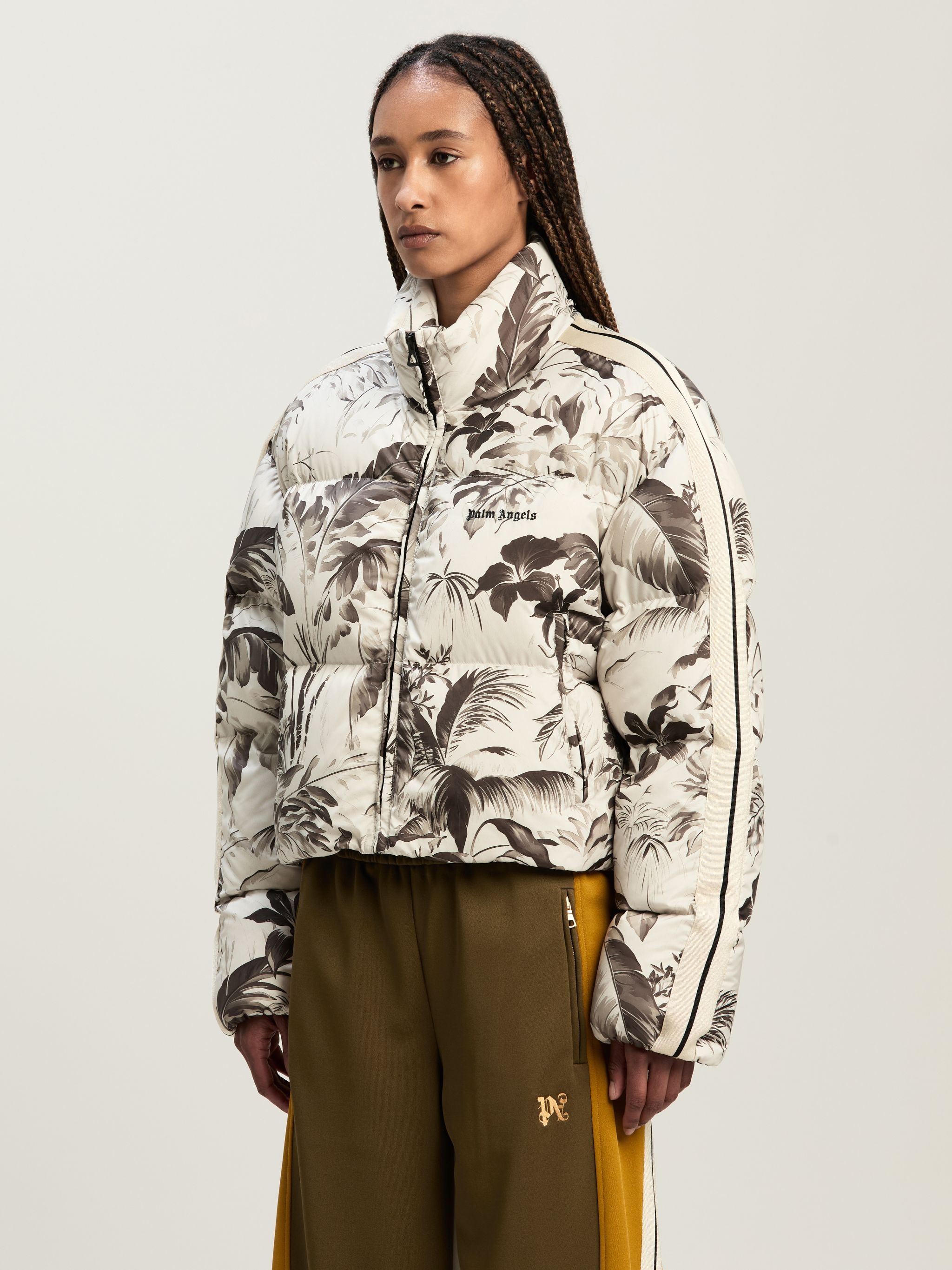 Jungle print Track Down Jacket - 4
