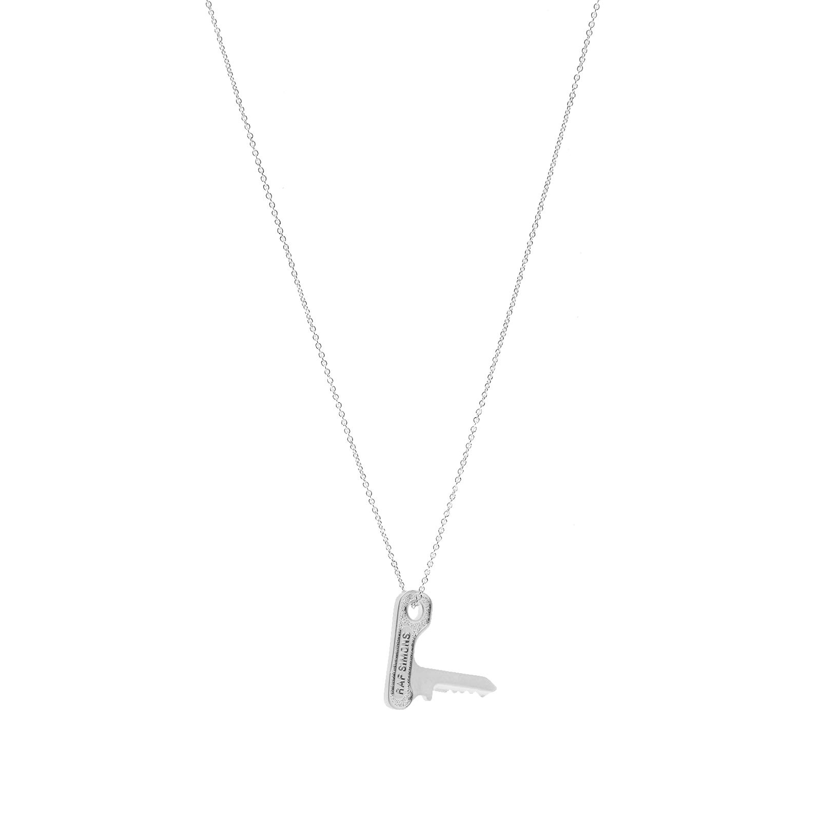 Raf Simons Small Key On Hanger Necklace - 1
