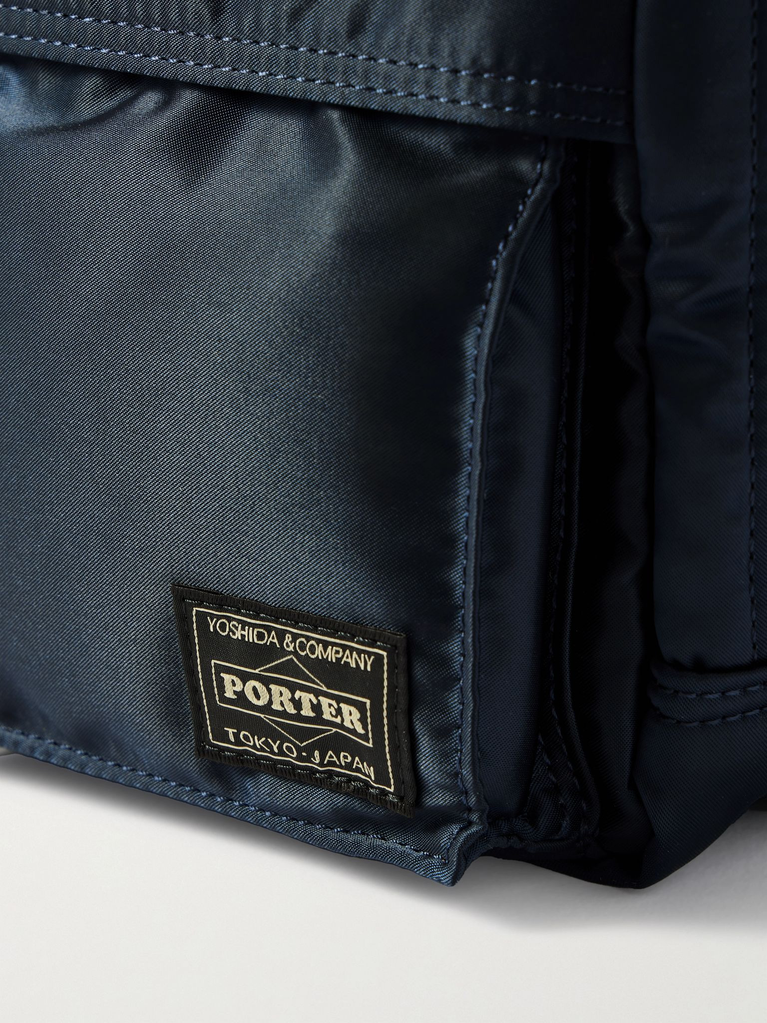Tanker Sling Nylon-Twill Messenger Bag Blue - 4