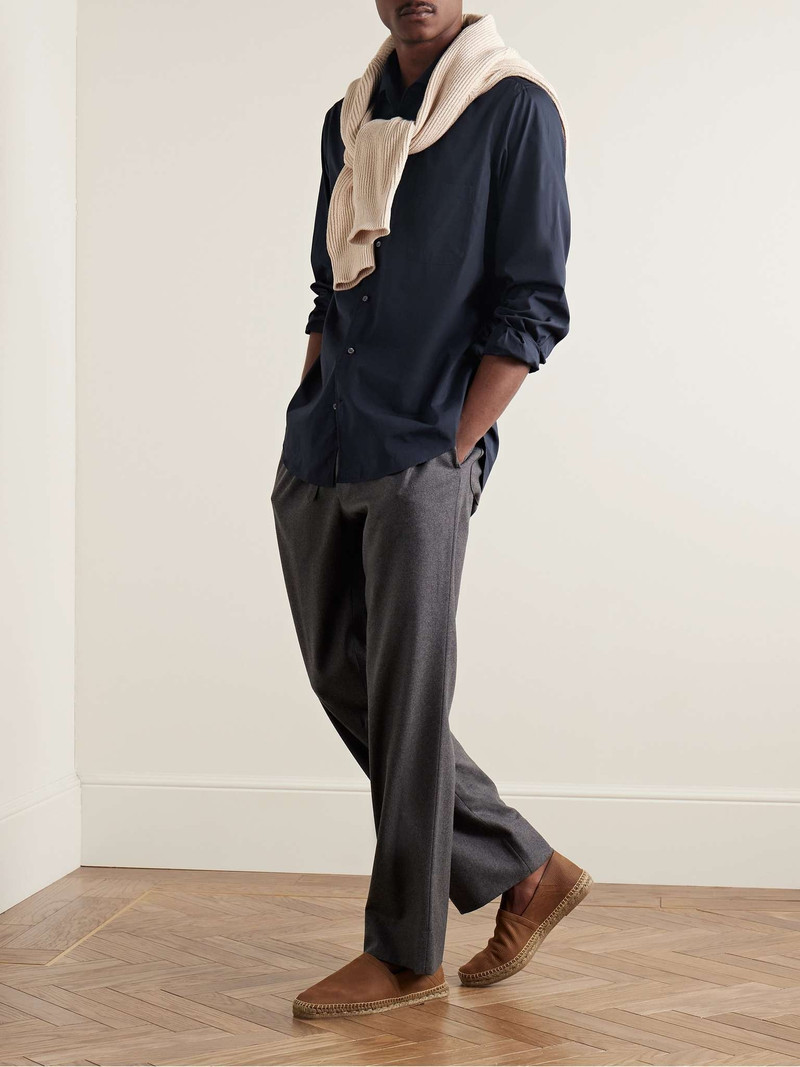 Loro Piana Andre Cotton-Poplin Shirt outlook