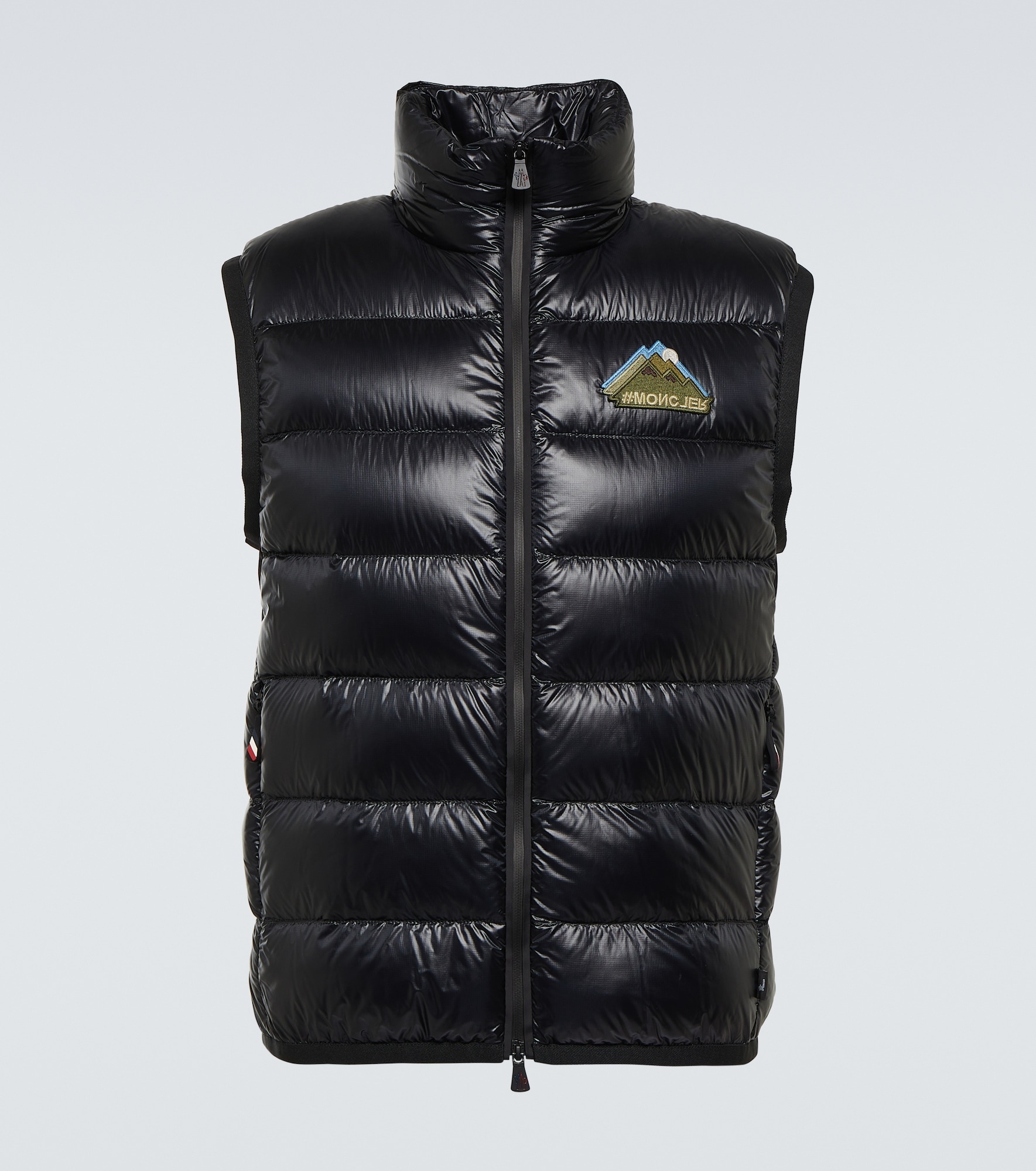 Jersey and ripstop down vest - 1