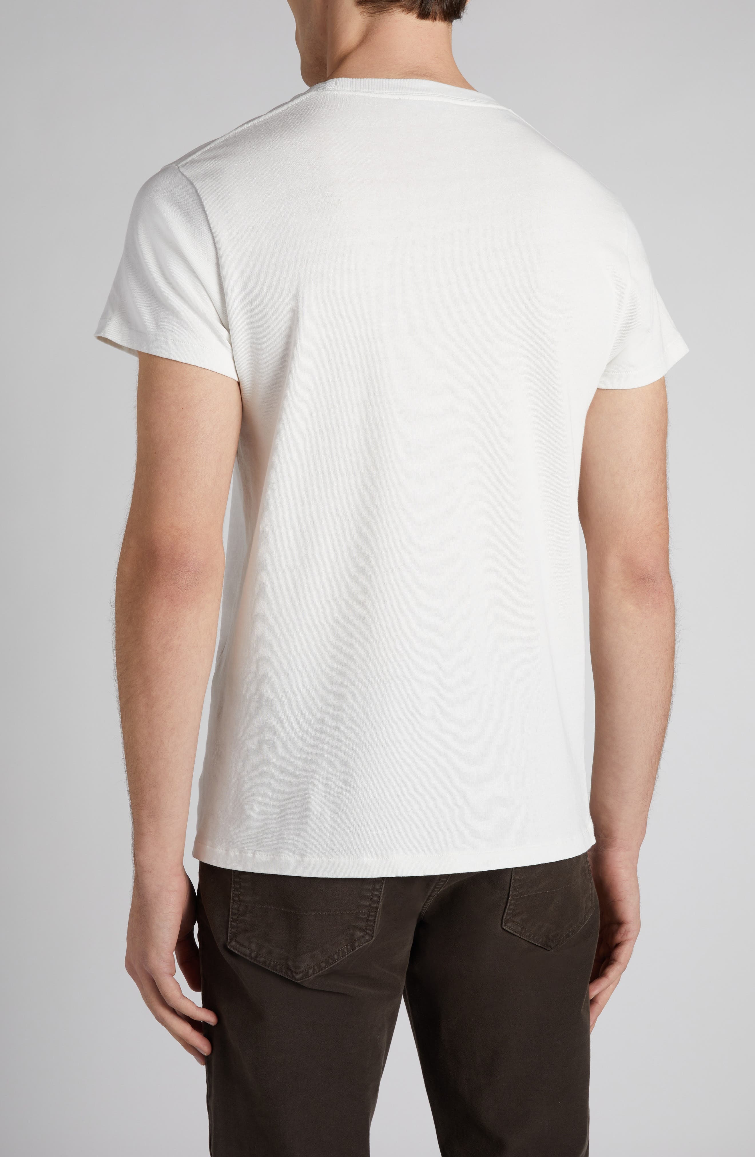 Cold Dye Cotton Pocket T-Shirt - 3