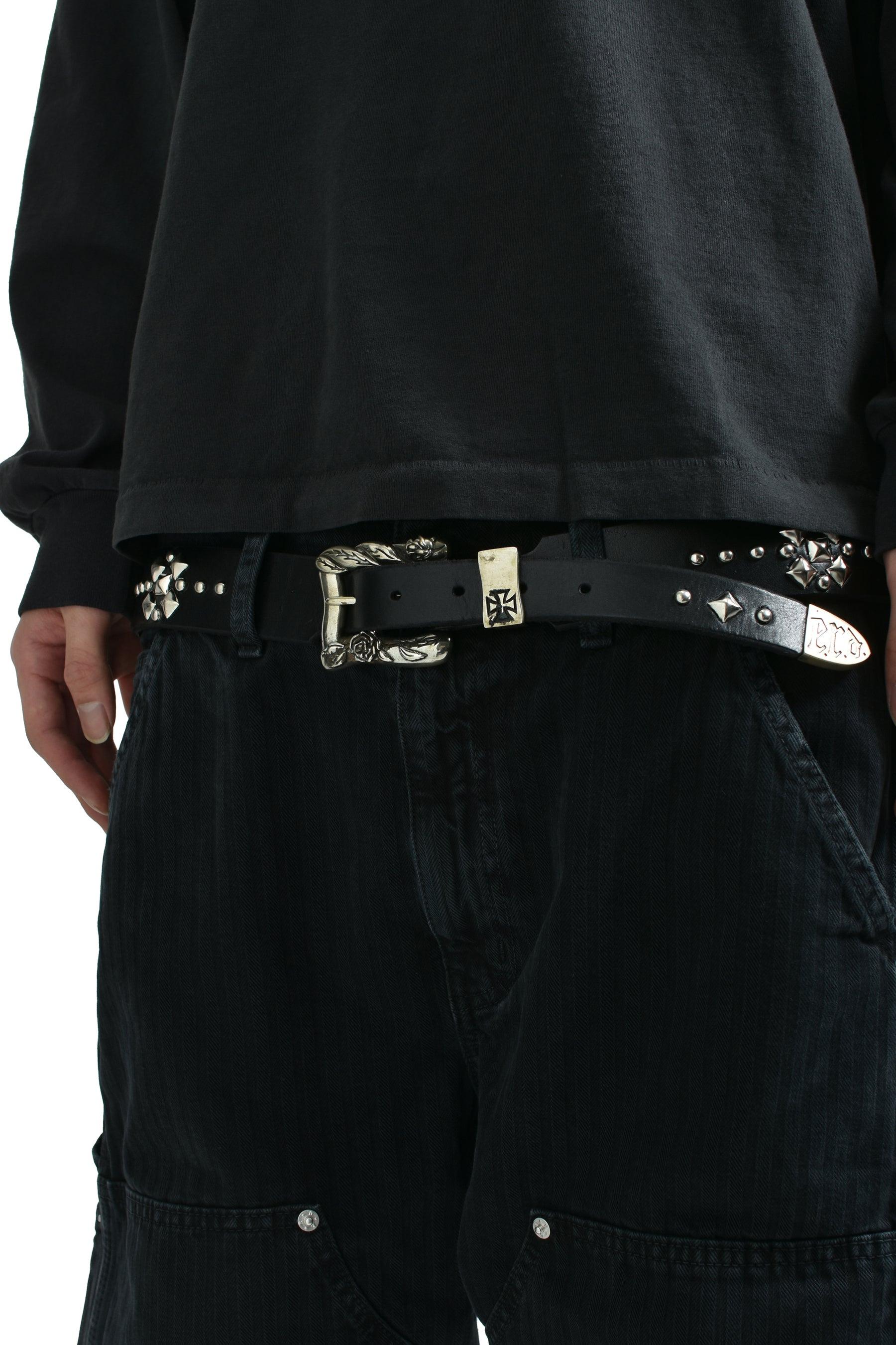 TEXAS SERENADE CEINTURE CLOUTEE / BLK - 1