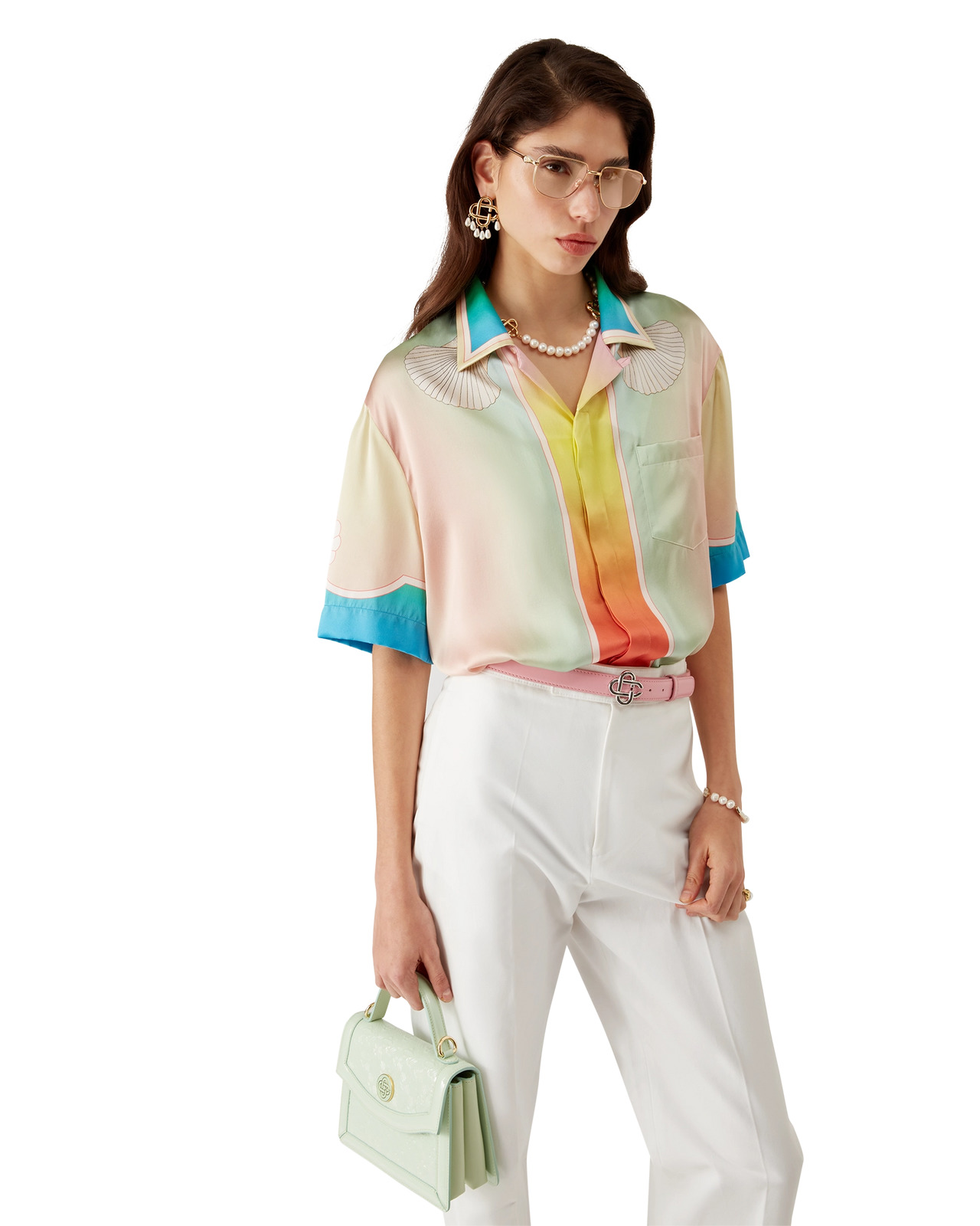 Lucid Dreams Silk Short Sleeve Shirt - 6