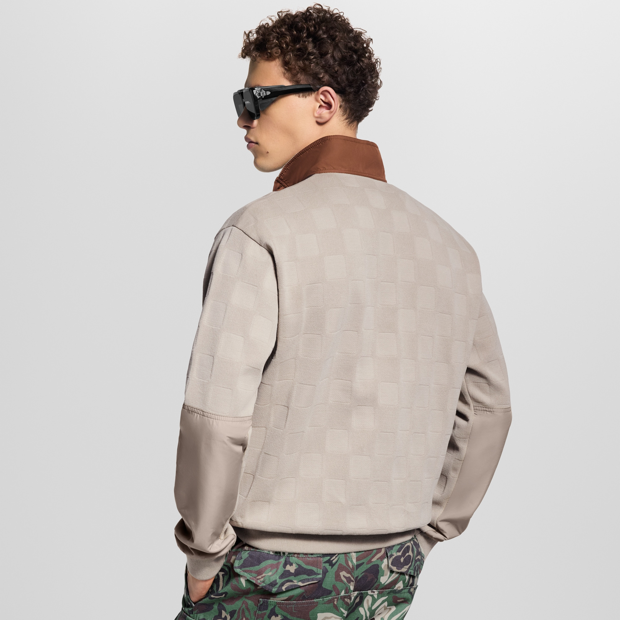 Damier Hybrid Half-Zip Workwear Pullover - 4