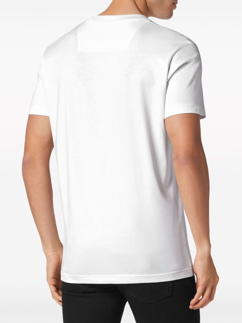 Dripping Skull cotton T-shirt 4