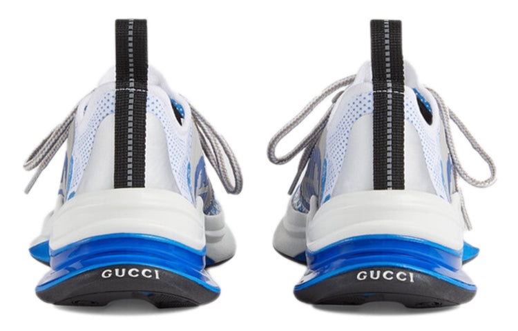 (WMNS) Gucci Run Sneaker 'White Blue' 680903-USN10-8485 - 4