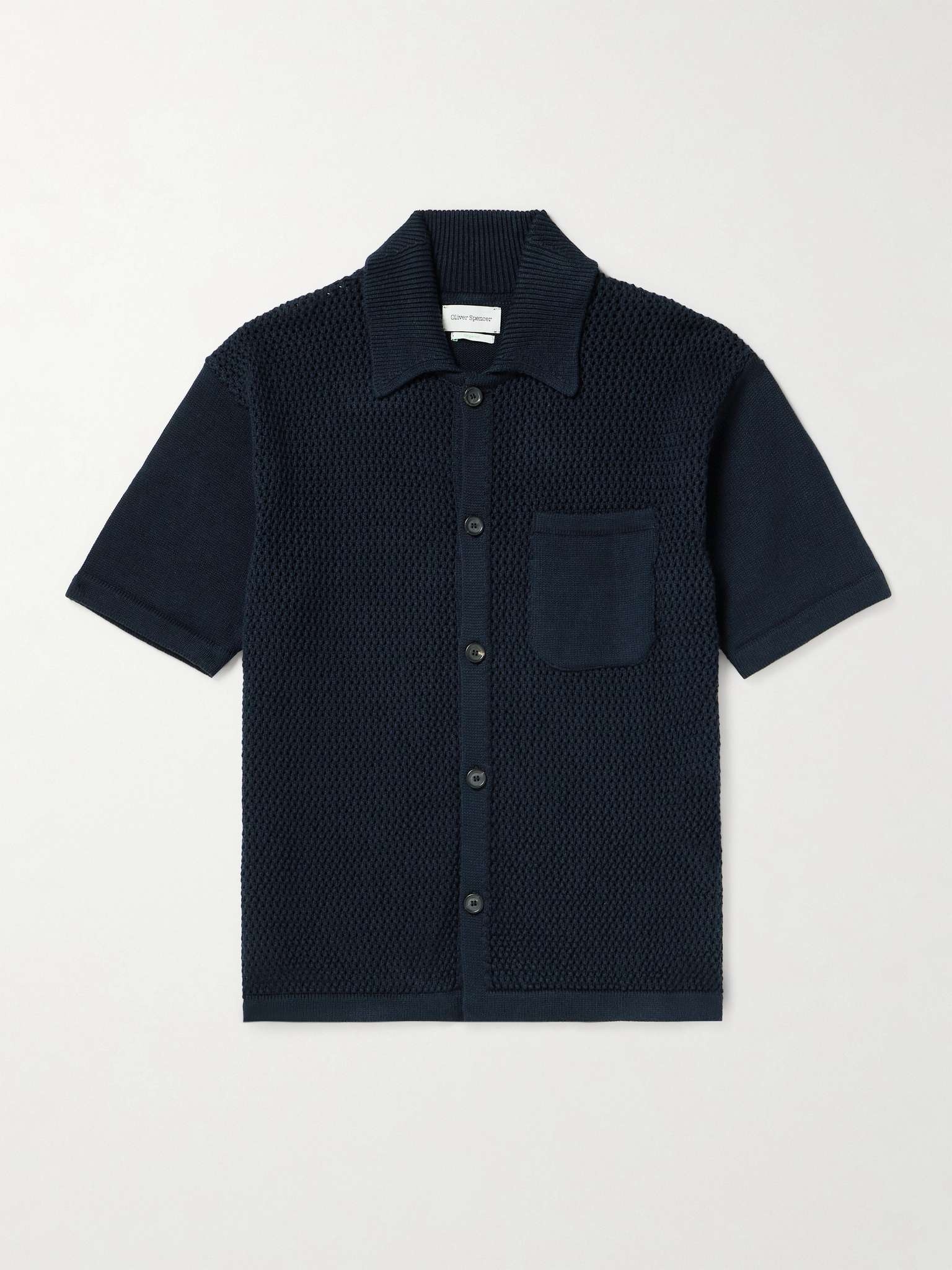 Mawes Open-Knit Organic Cotton Shirt - 1