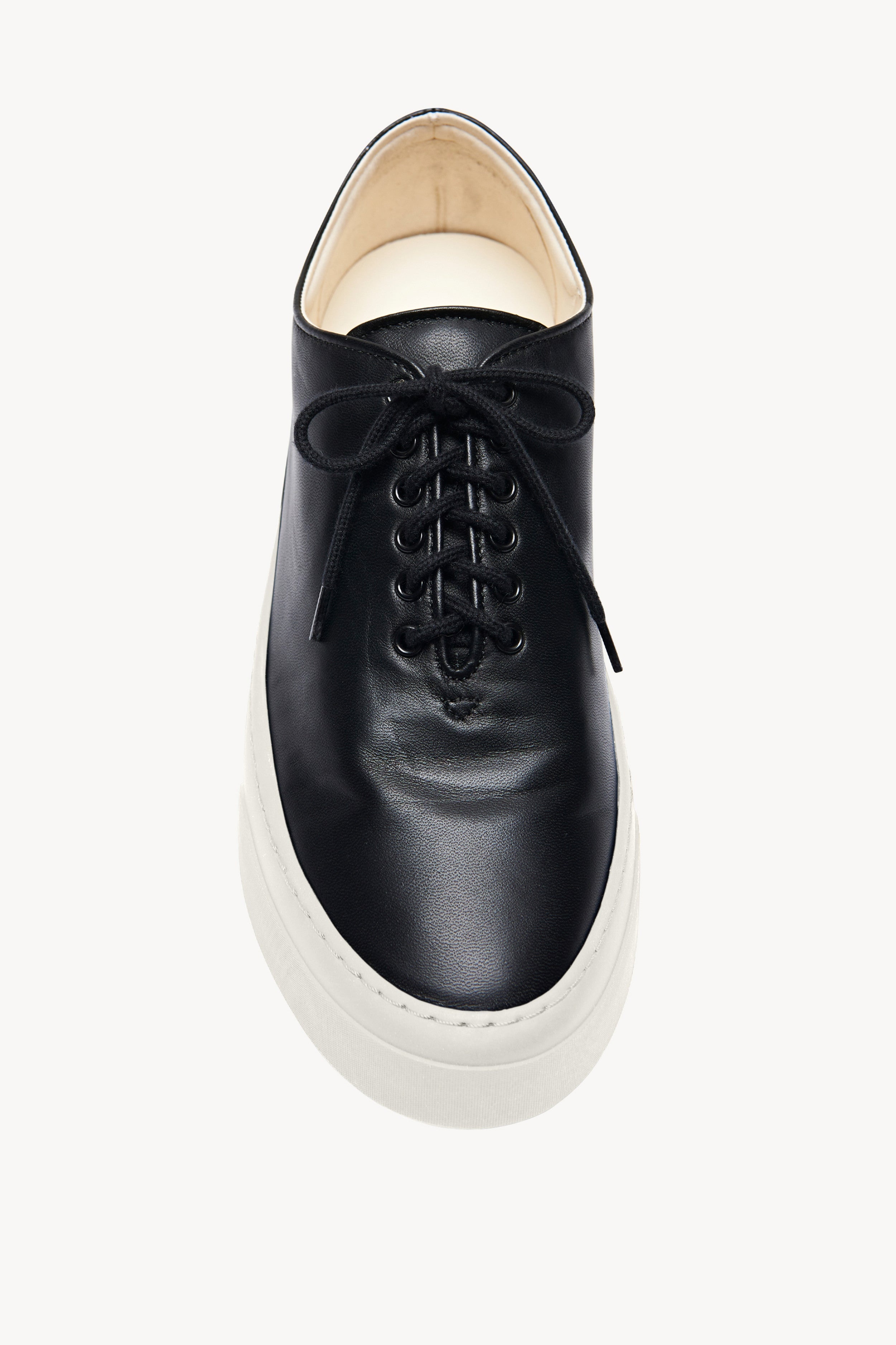 Marie H Lace-Up Sneaker in Leather - 3