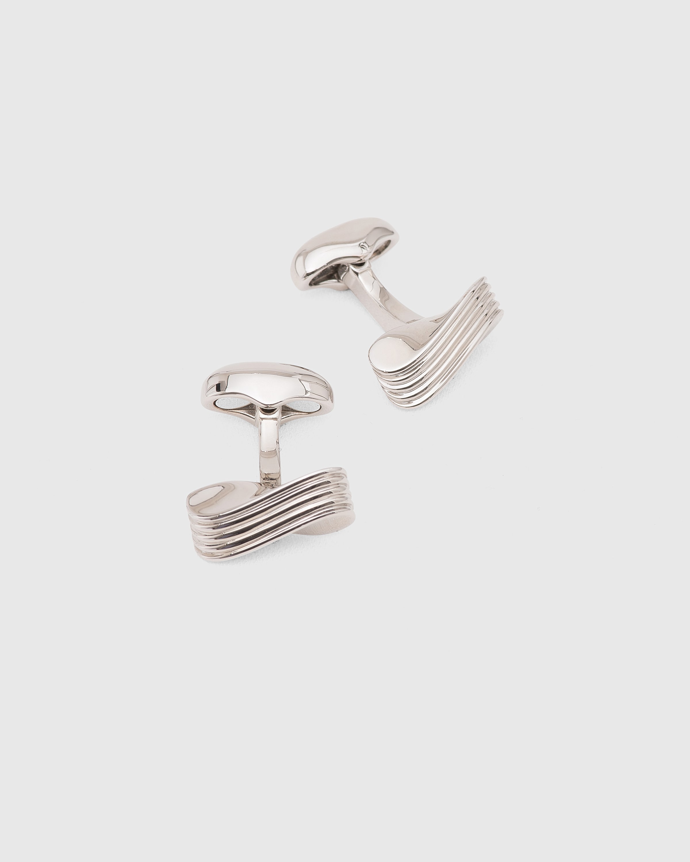 Rhodium Plated Wave - 1