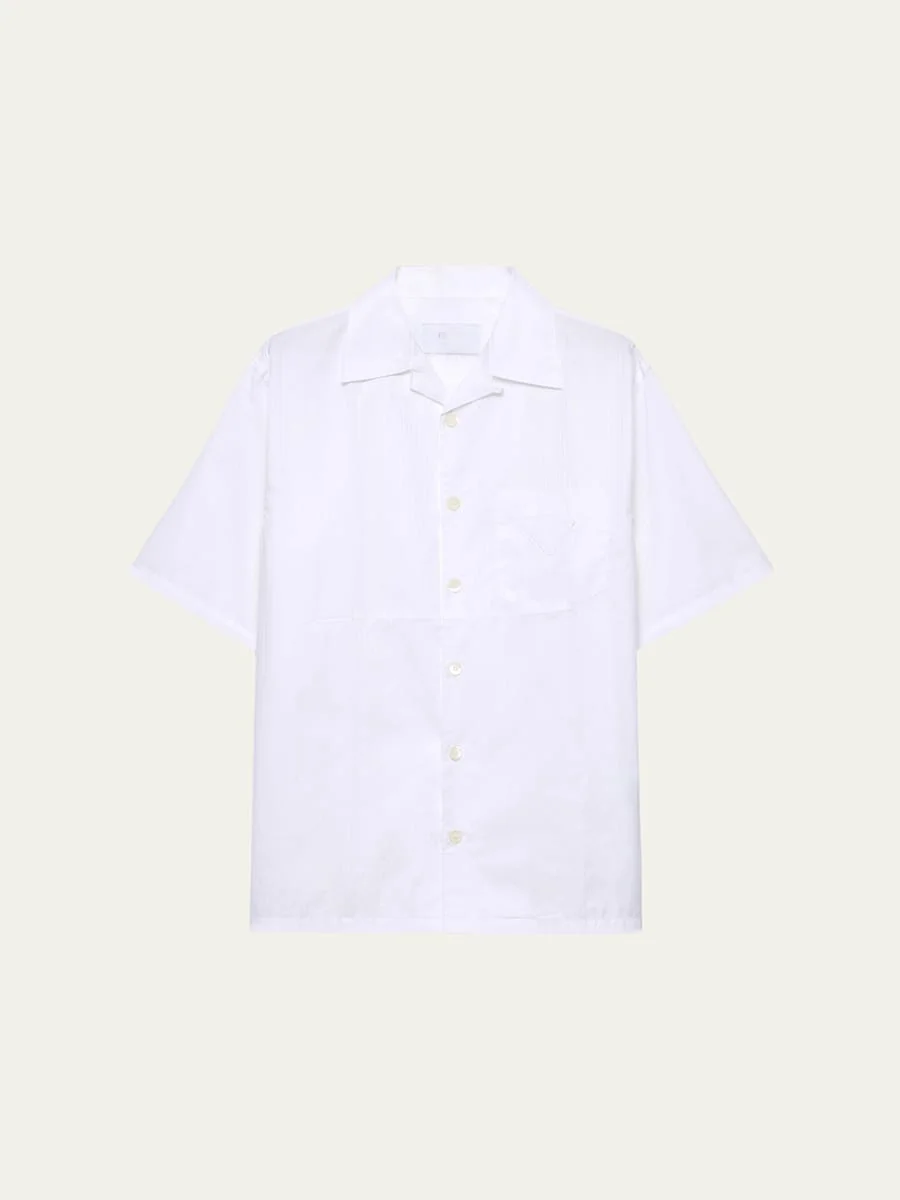 Men's Cotton Bowling Shirt - 1