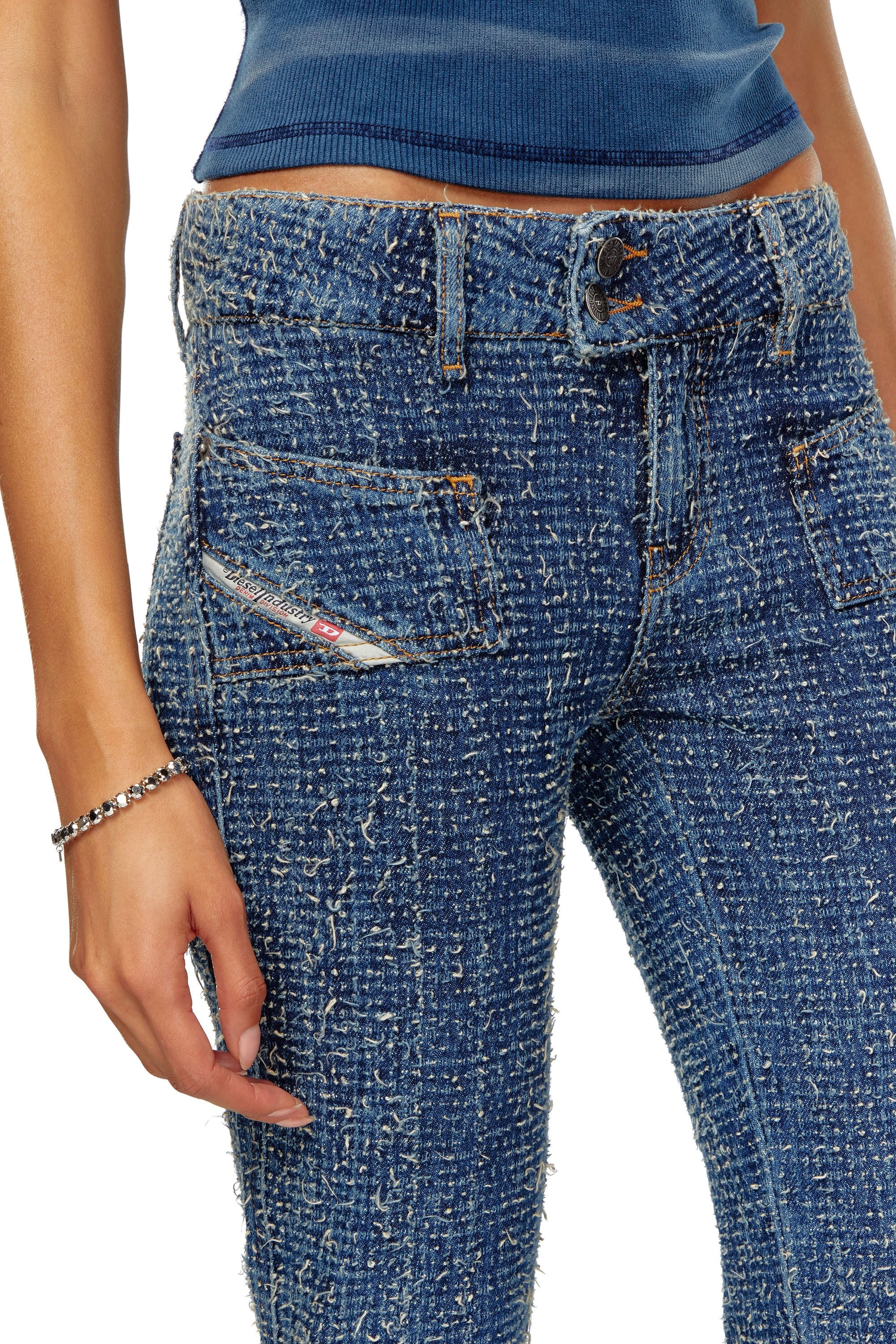 BOOTCUT AND FLARE JEANS D-EBUSH 0PGAH - 4