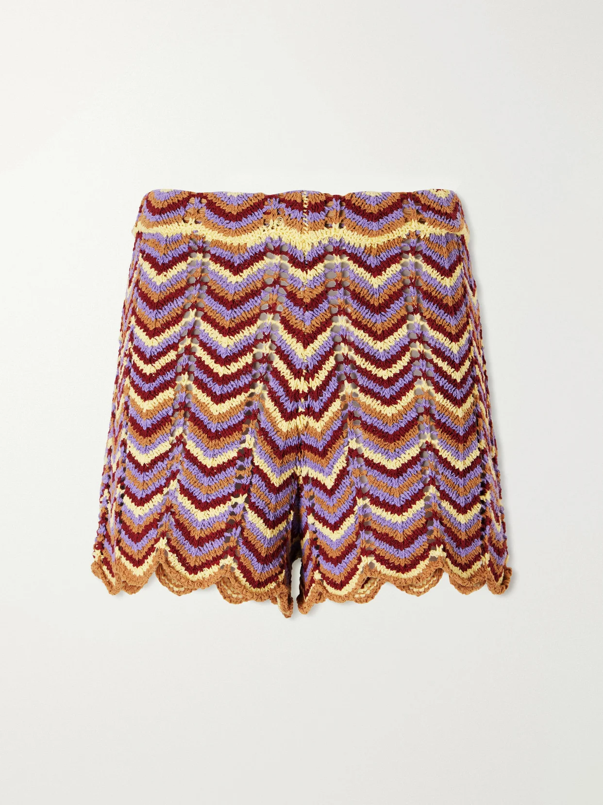 Luis Crocheted Cotton-blend Shorts - 1