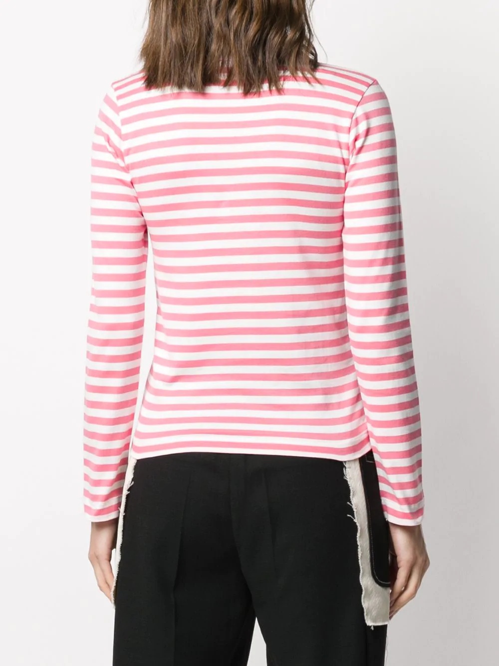 striped cotton sweatshirt - 4