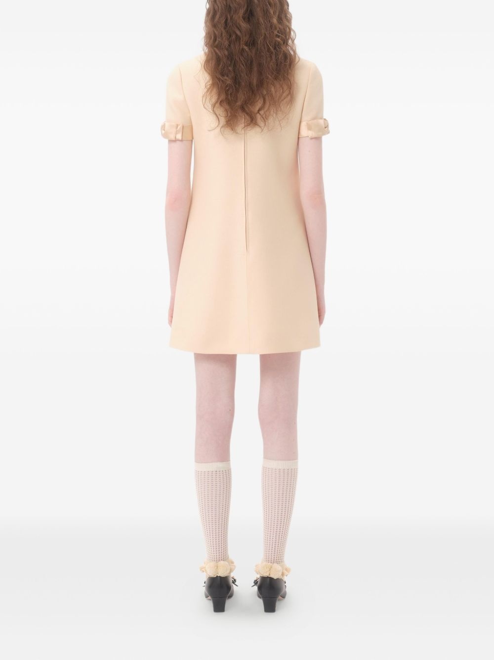 CREPE COUTURE SHORT DRESS - 4