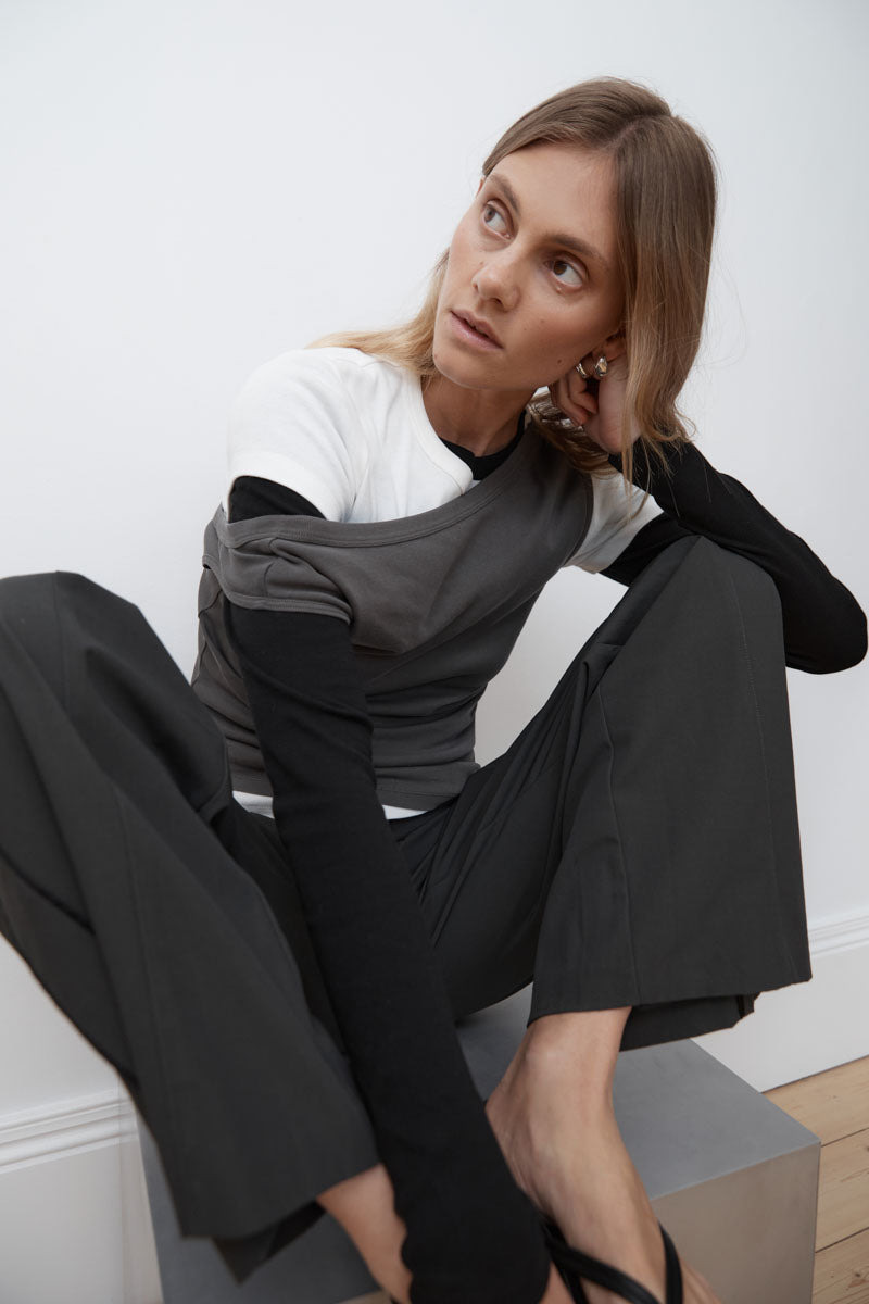 Tailored Track Pants - Black Olive - 8