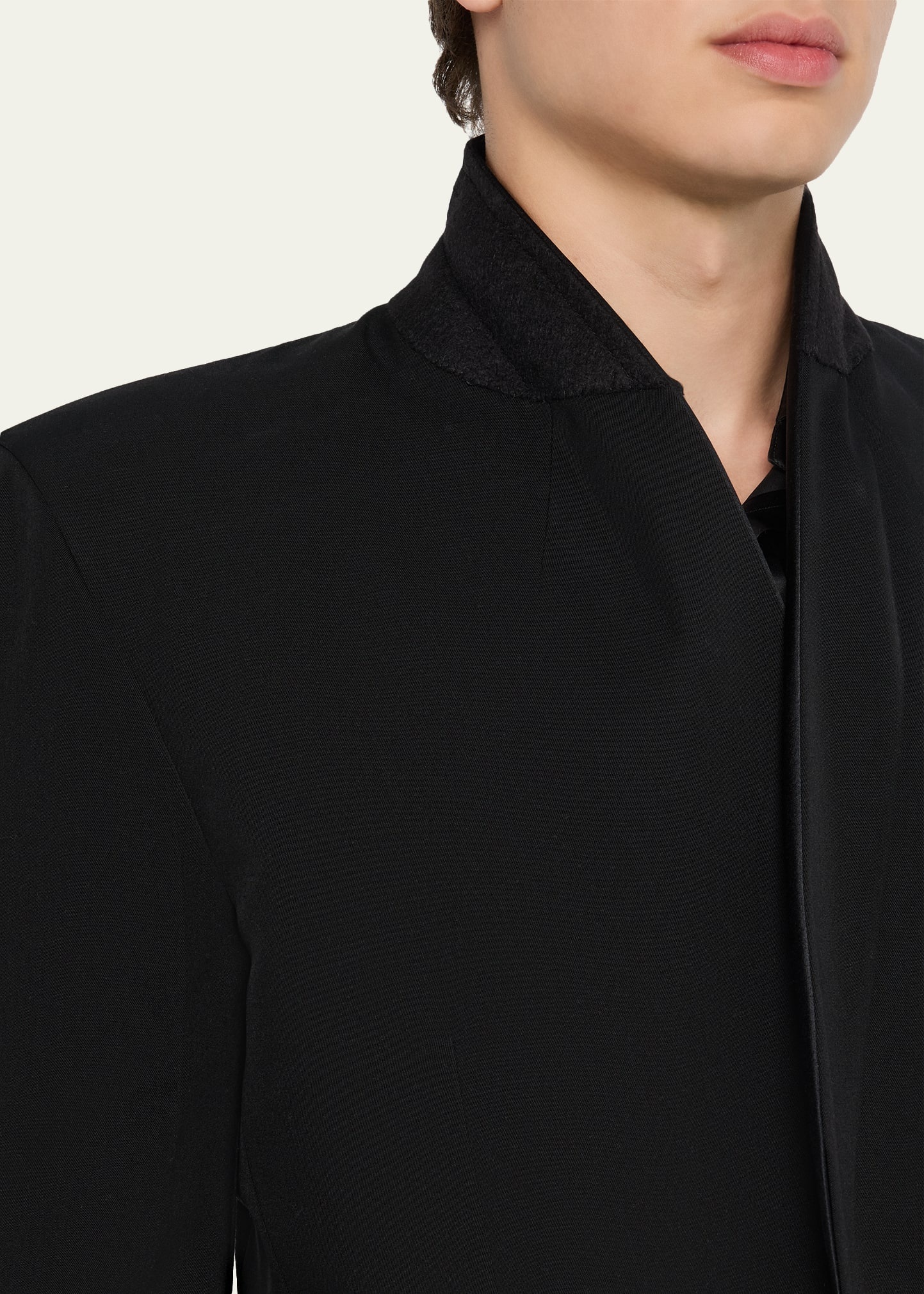 Men's Wool and Mohair Classic Fit Formal Trousers - 8