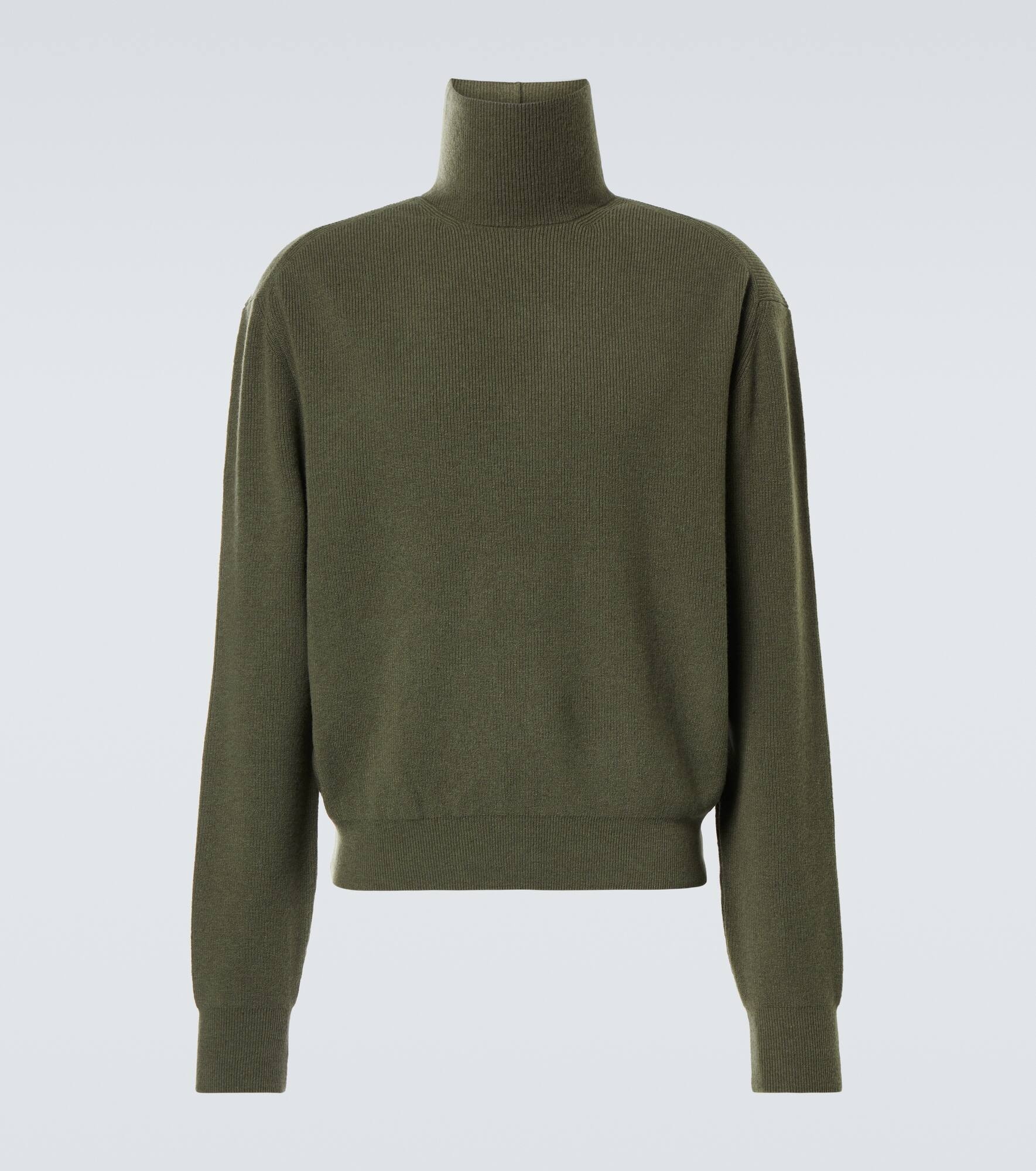 Wool turtleneck sweater - 1