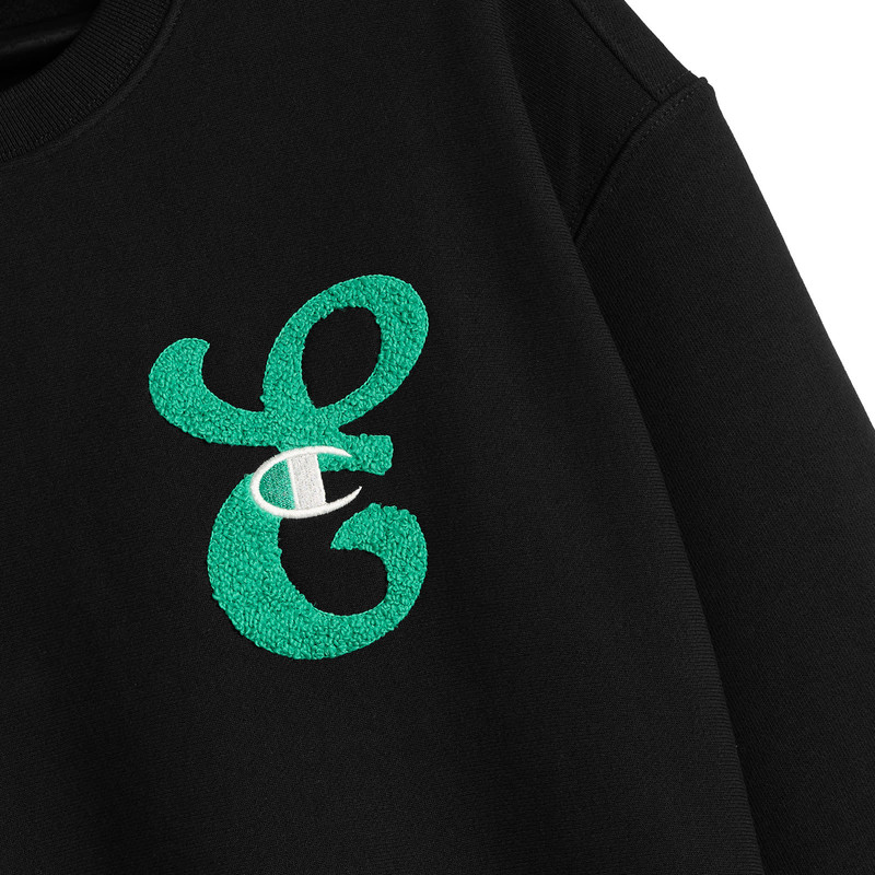 Champion Champion for E by END. Crew Sweatshirt 'Emerald' outlook