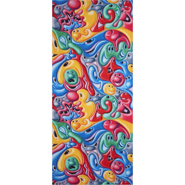 Unisex Beach Towel Faces In Places - Vilebrequin x Kenny Scharf - 1