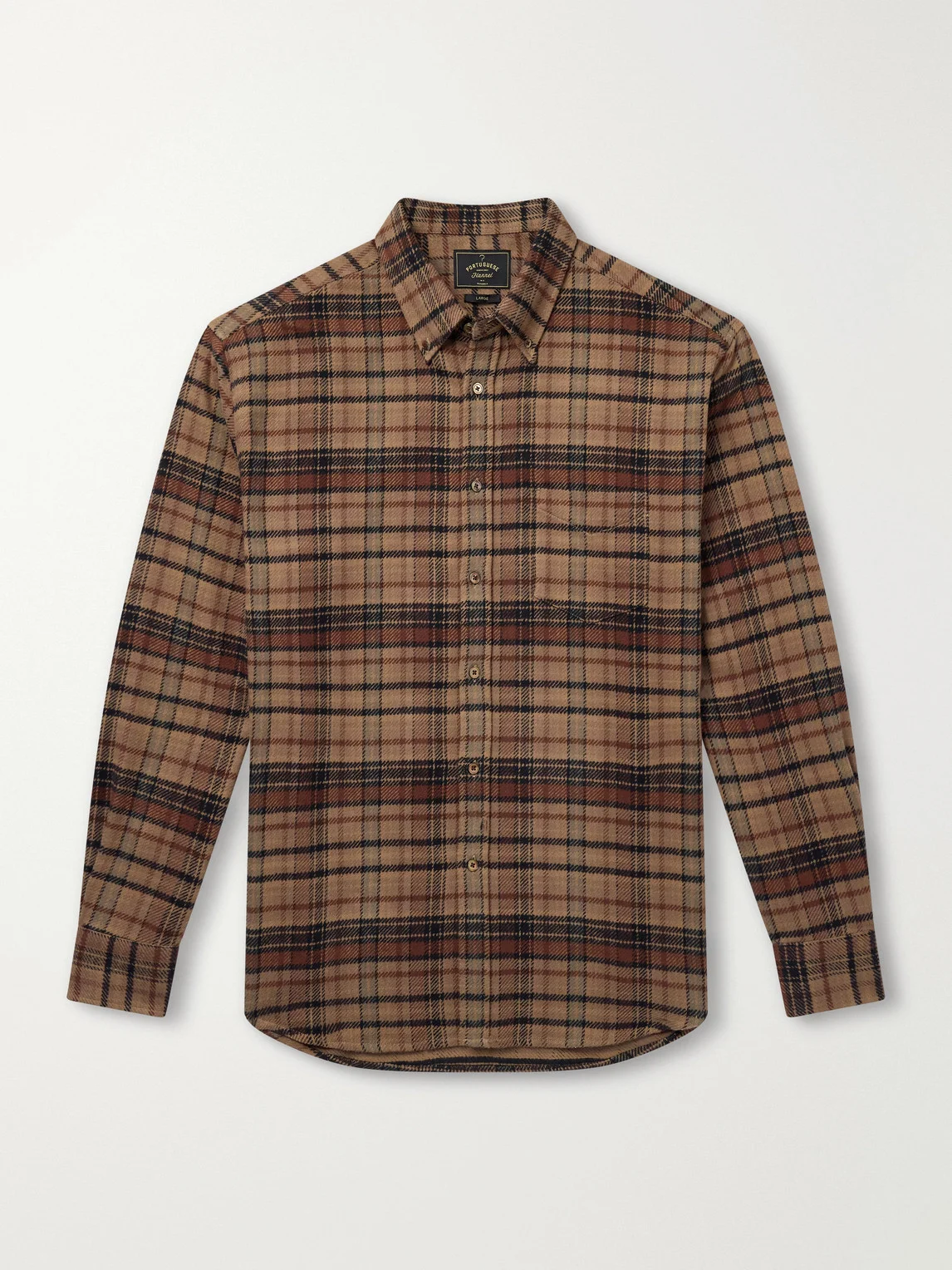 Stalia Checked Cotton-Flannel Shirt - 1