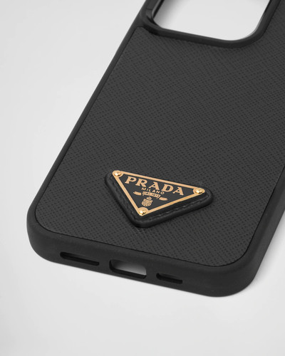 Prada Saffiano leather iPhone 13 Pro cover outlook