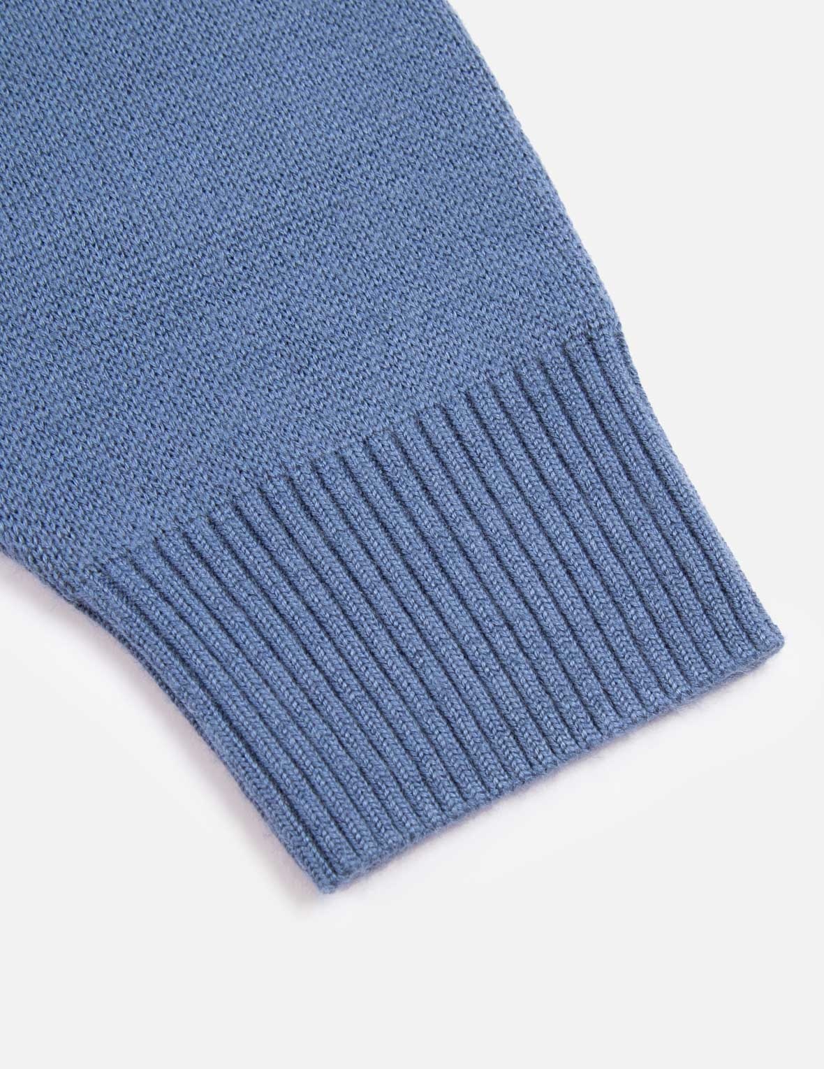 SEAGULL AND DARUMA INTARSIA RELAX FIT KNIT SWEATER - 11