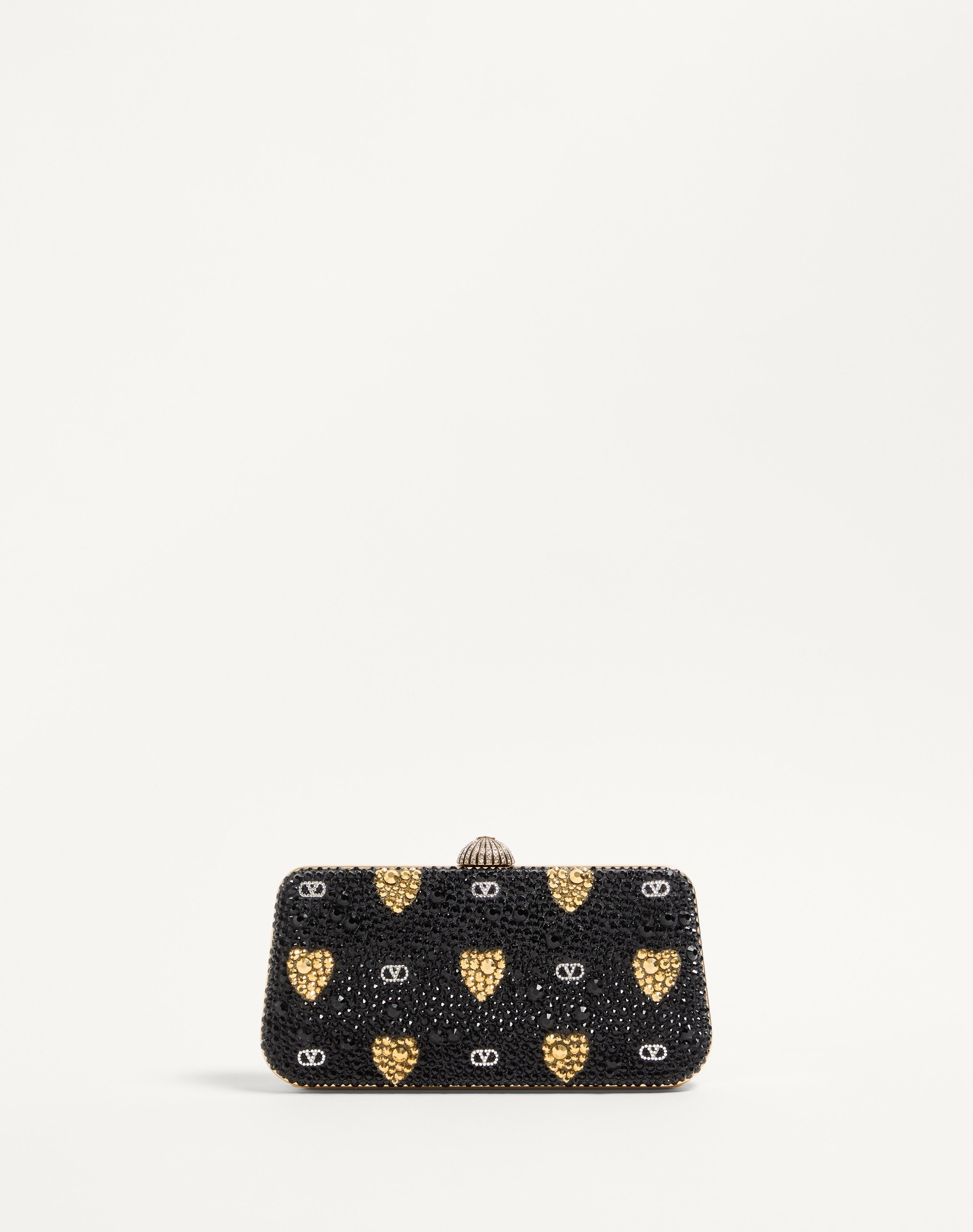 CARRY SECRETS MINAUDIERE WITH RHINESTONE COUR DE CŒUR MOTIF - 5