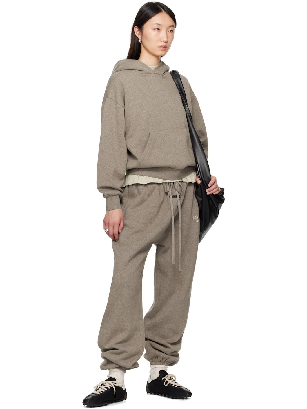 Brown Classic Fit Hoodie - 4