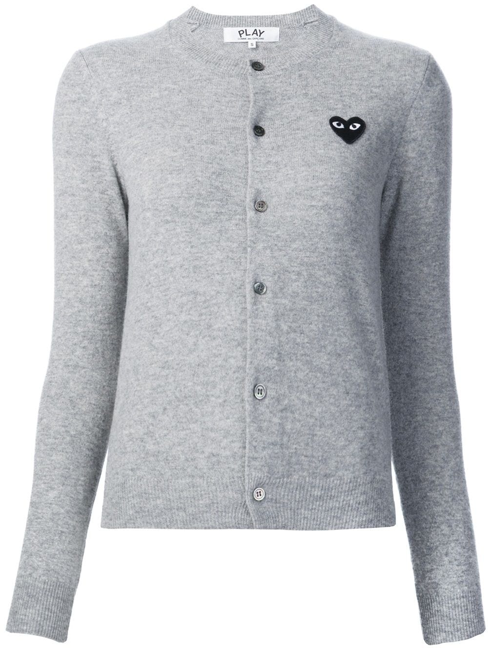 heart logo cardigan - 1