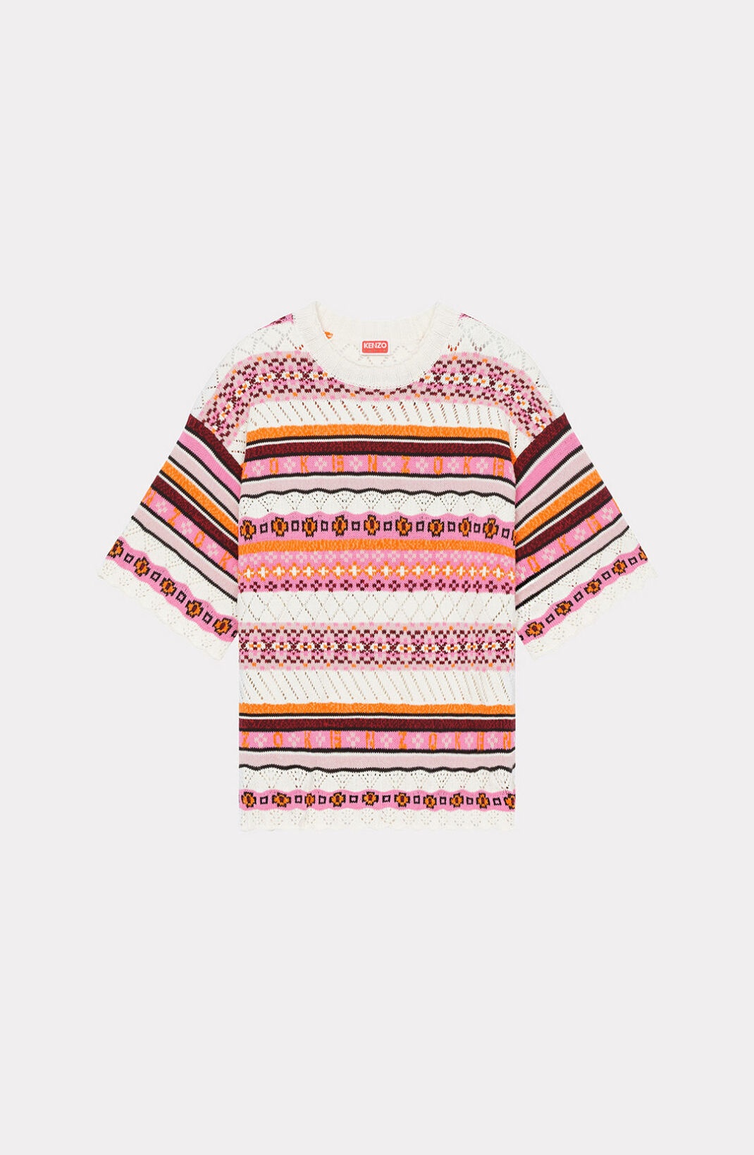 'Fair Isle' oversized jumper - 1