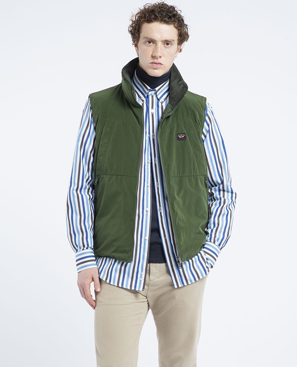 Re-130 High Density Save the Sea quilted vest - 2